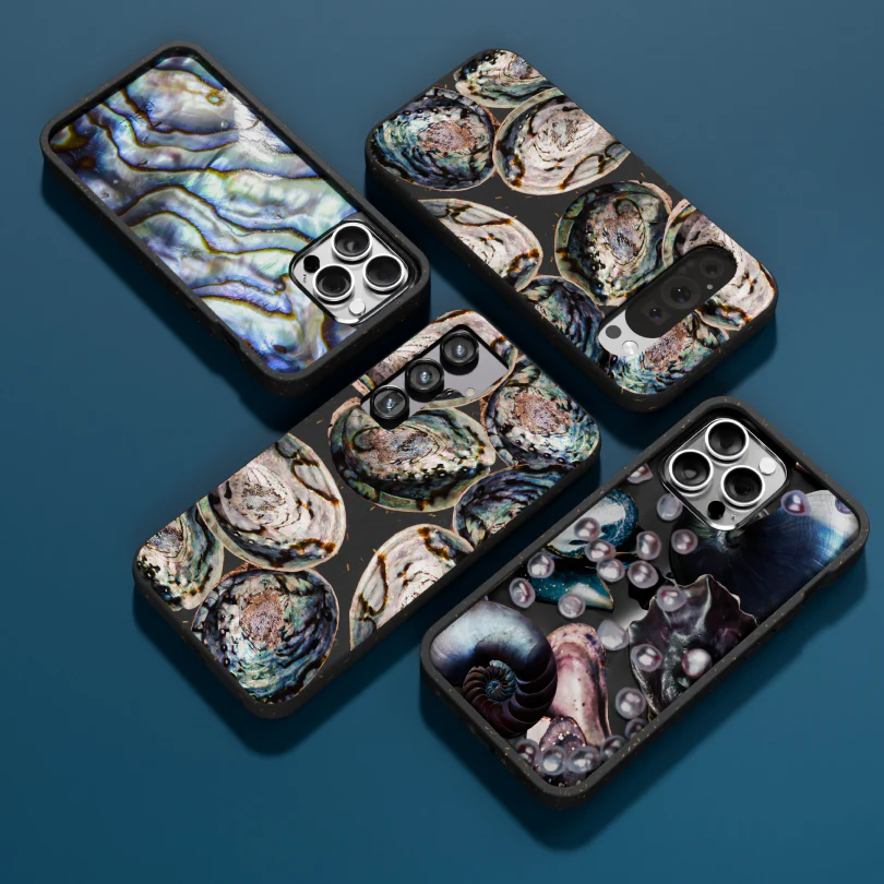 Black Abalone Shells iPhone 15 Pro Max Case - Image 5