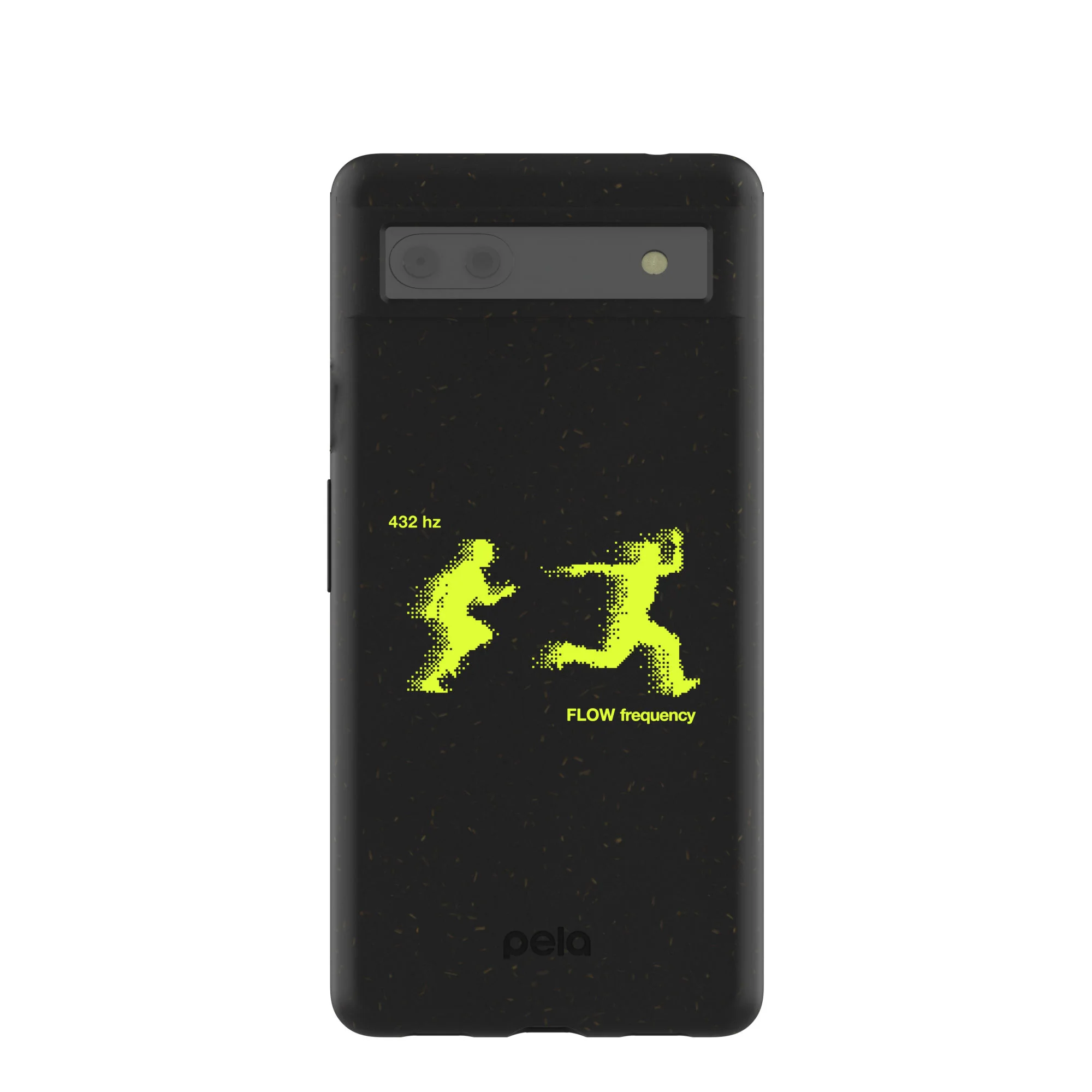 Black Flow Frequency Google Pixel 6a Case