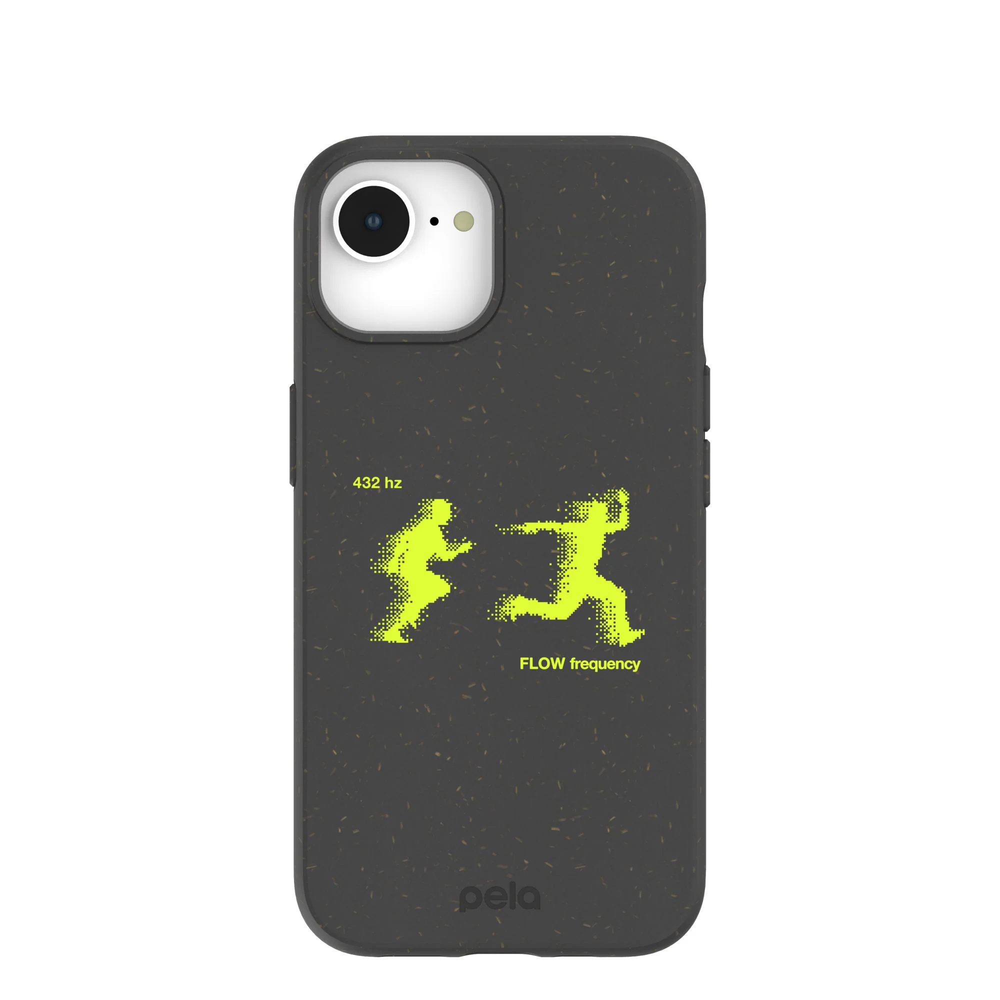 Black Flow Frequency iPhone 16e/17e Case