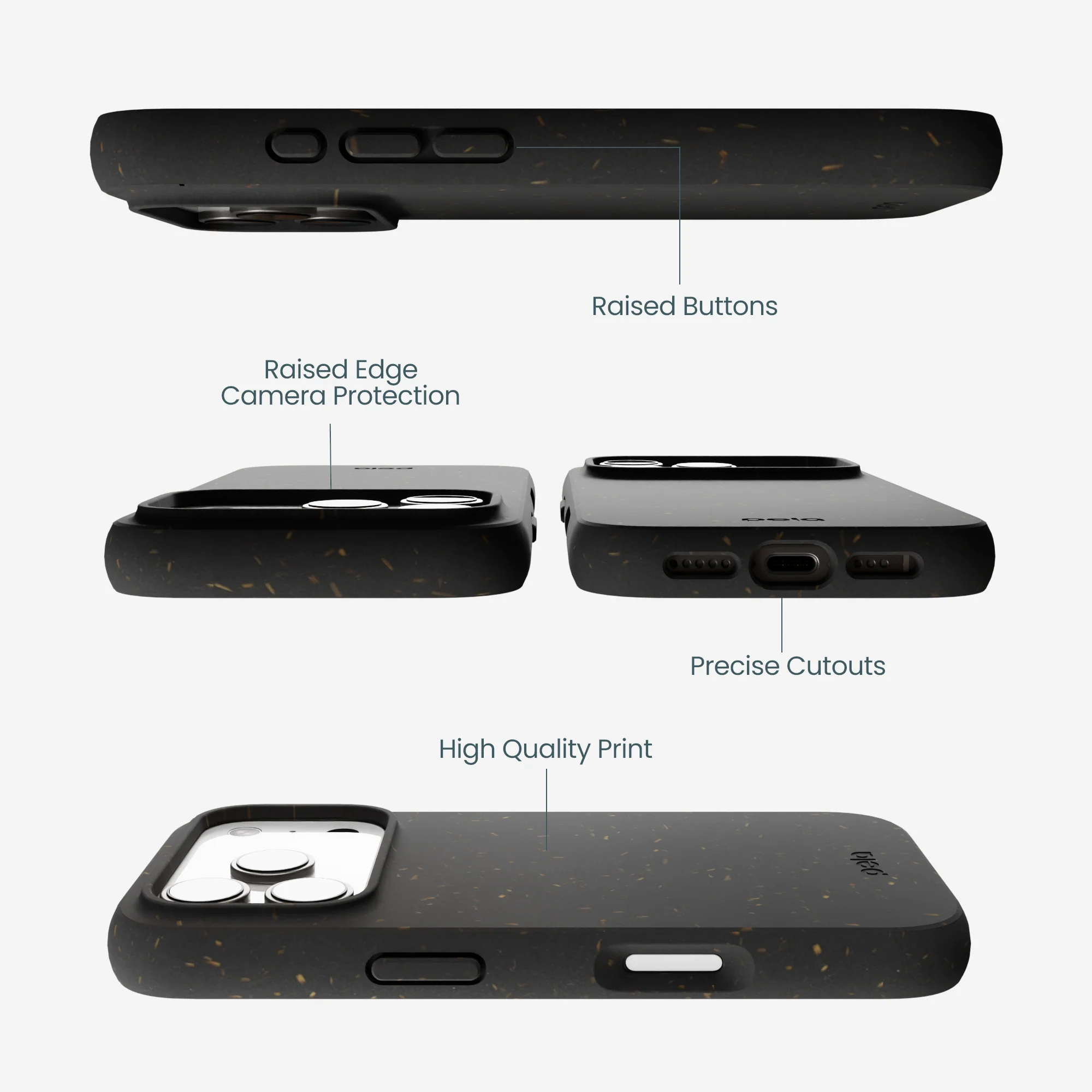 Black iPhone 17 Pro Case - Image 3