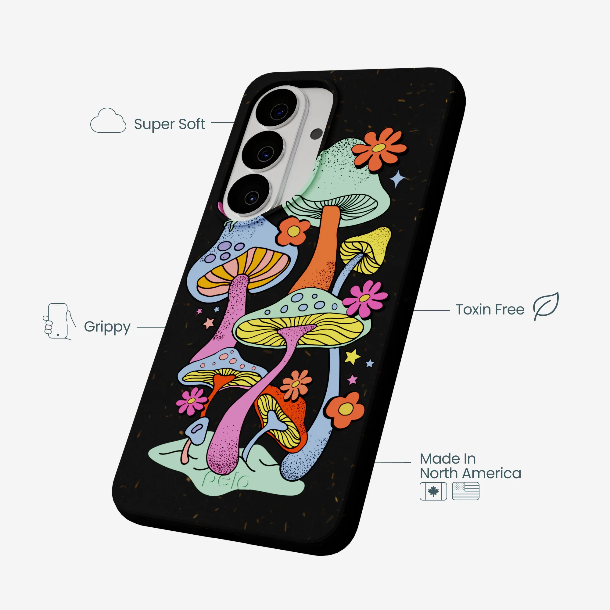 Black Magical Forest Samsung Galaxy S26 Case - Image 4