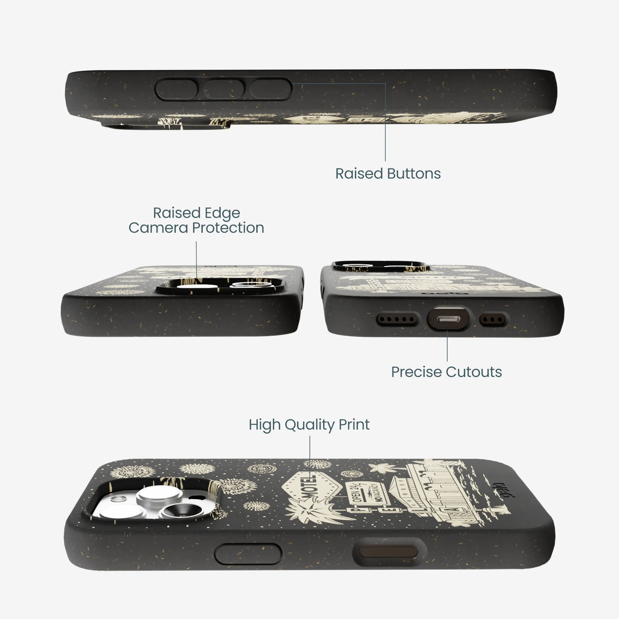Black Motel Pela iPhone 16 Pro Max Case - Image 3
