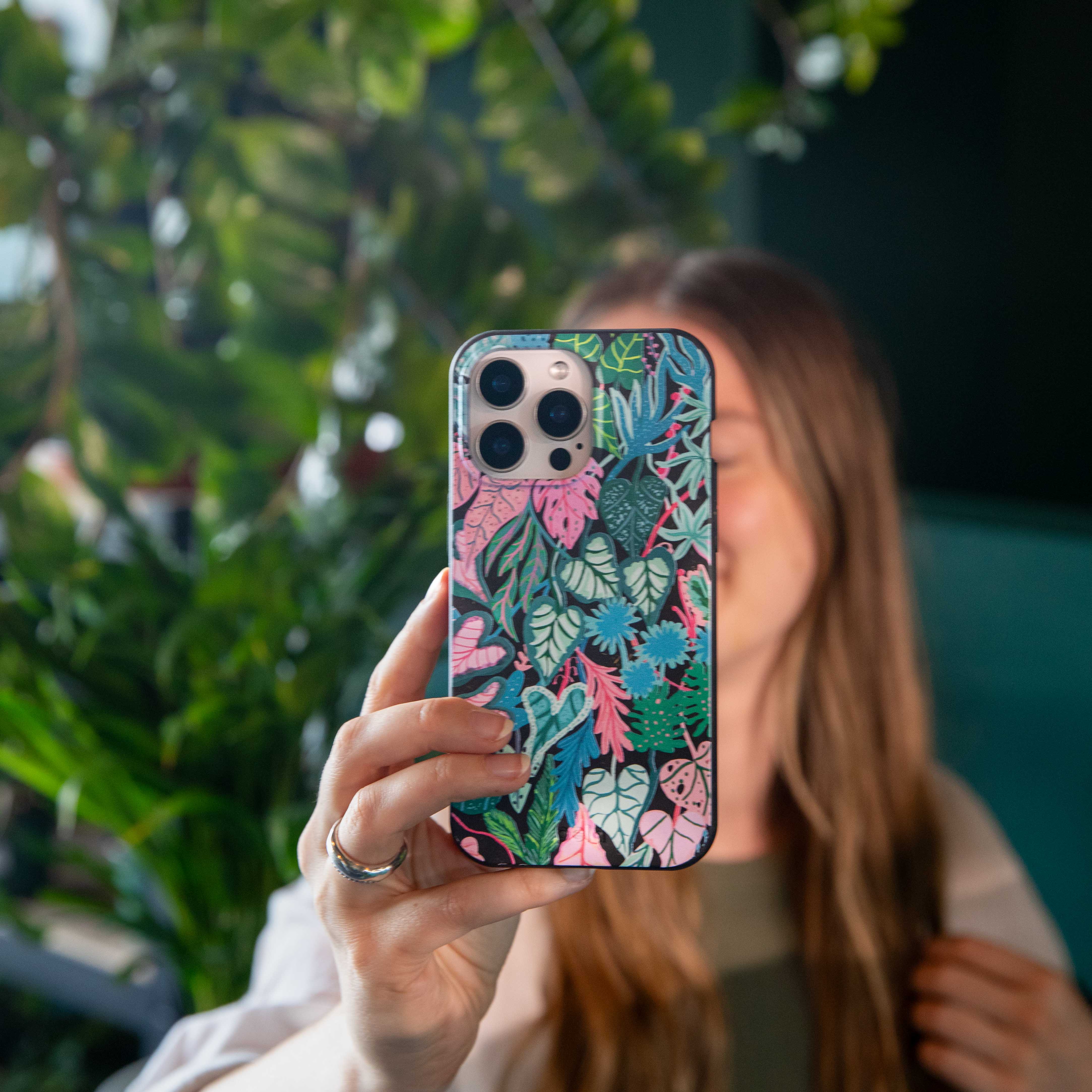 Black Tropic Noir iPhone 13 Case - Image 6
