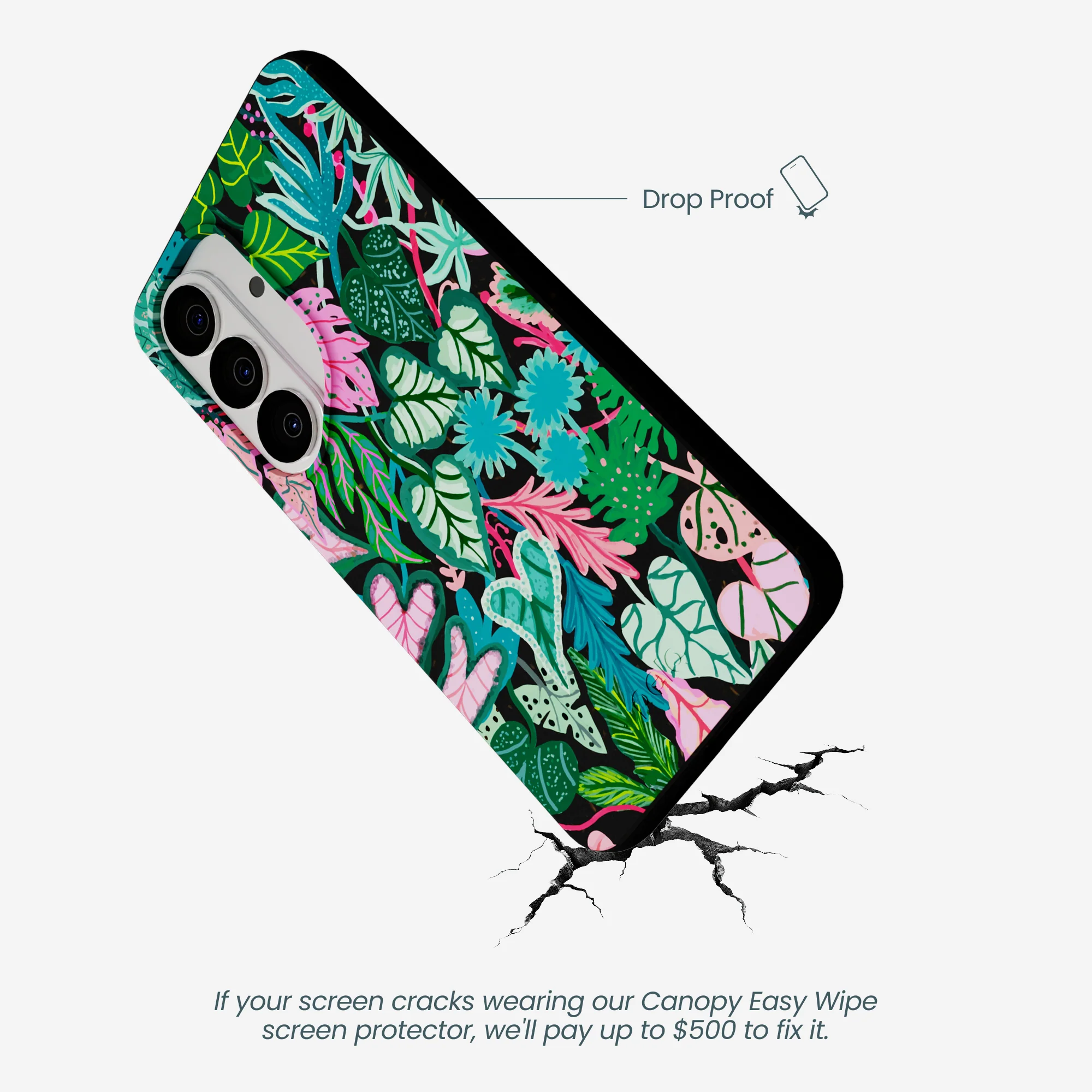 Black Tropic Noir Samsung Galaxy S26 Case - Image 5