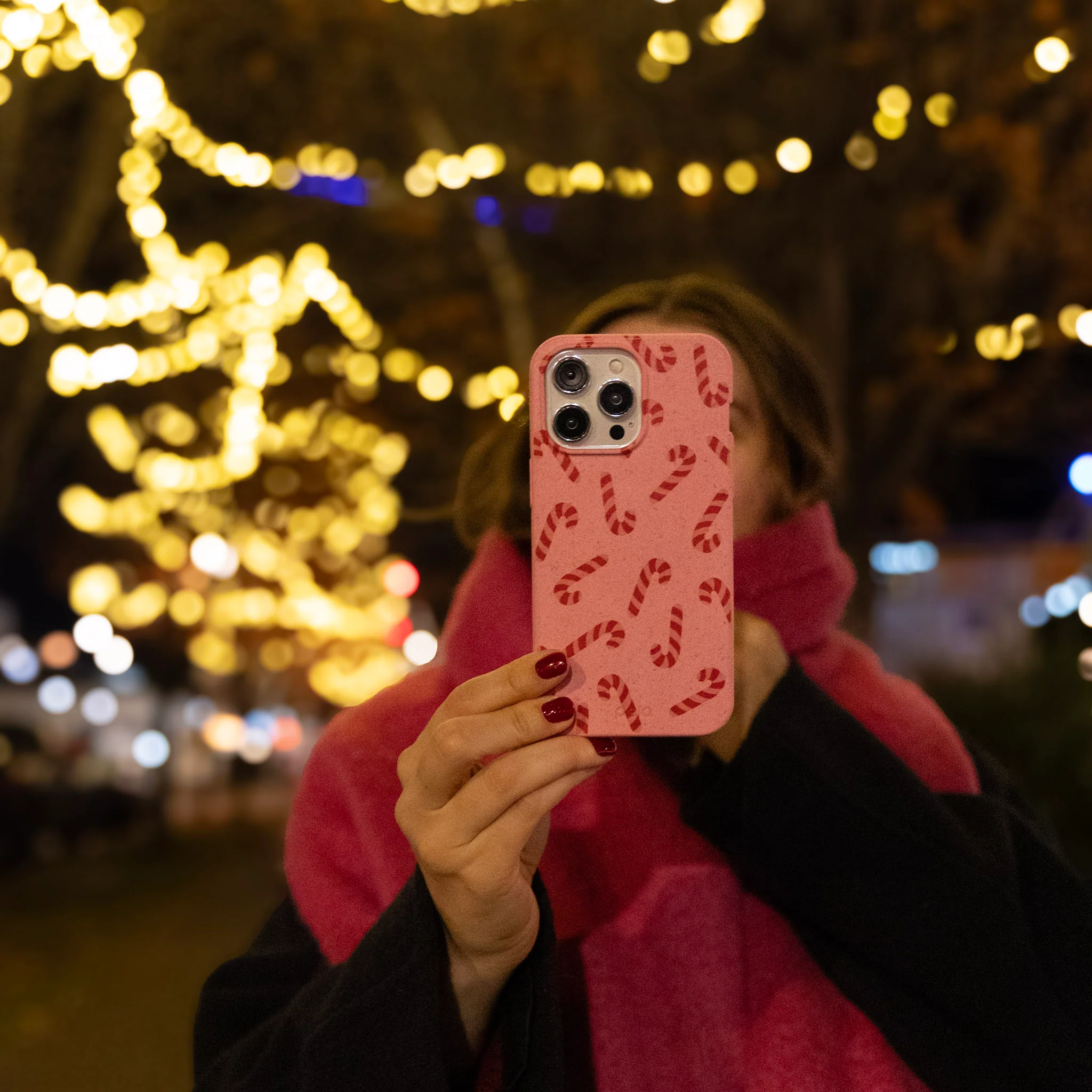 Bubblegum Pink Candy Cane Chaos Google Pixel 10 Pro XL Case - Image 6