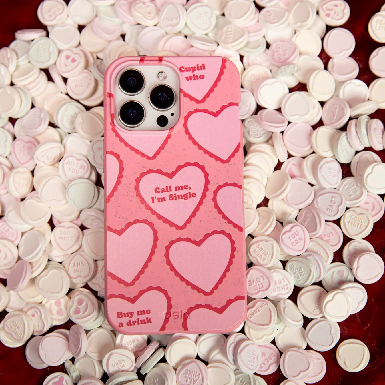 Bubblegum Pink Cupid Who iPhone 12 Pro Max Case - Image 2