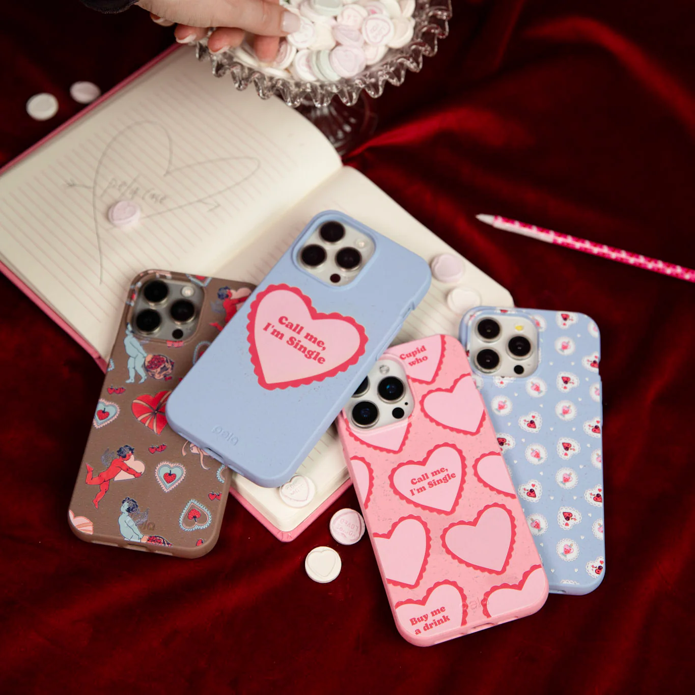 Bubblegum Pink Cupid Who iPhone Air Case - Image 9
