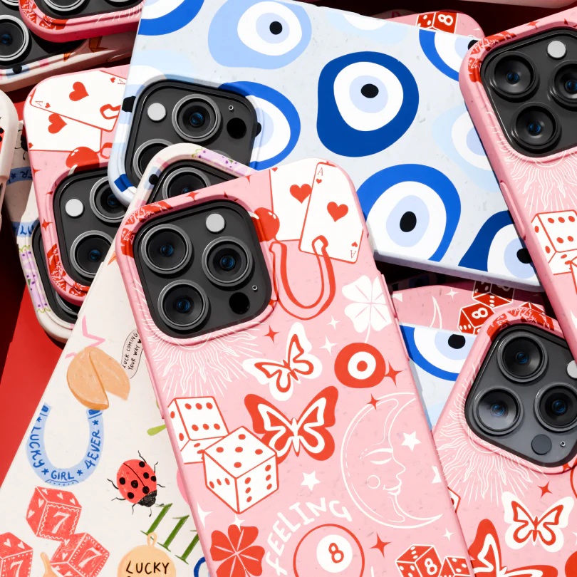 Bubblegum Pink Feeling Lucky Samsung Galaxy S23+(Plus) Case - Image 5