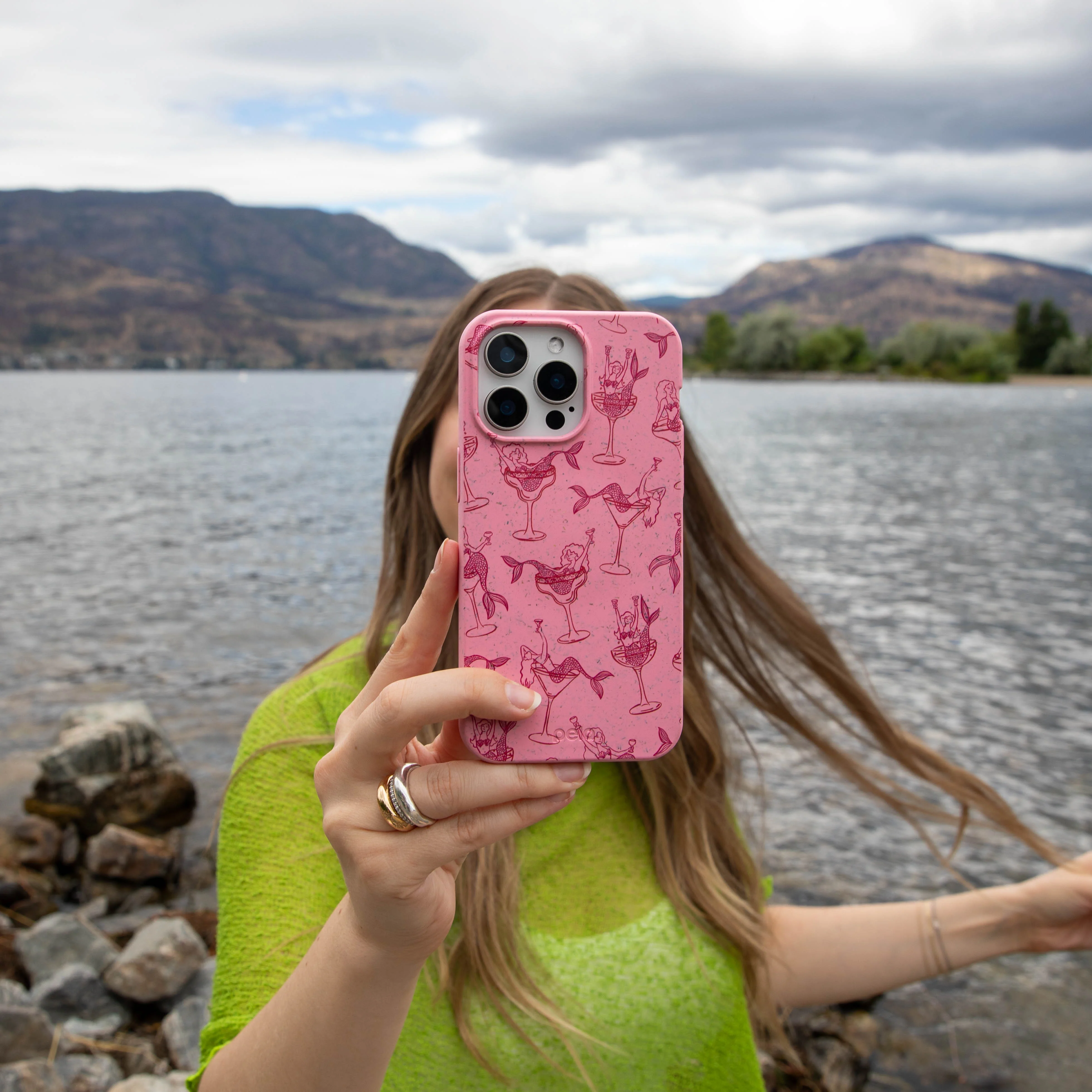Bubblegum Pink Mermaid Cocktail Google Pixel 9/9 Pro Case - Image 2
