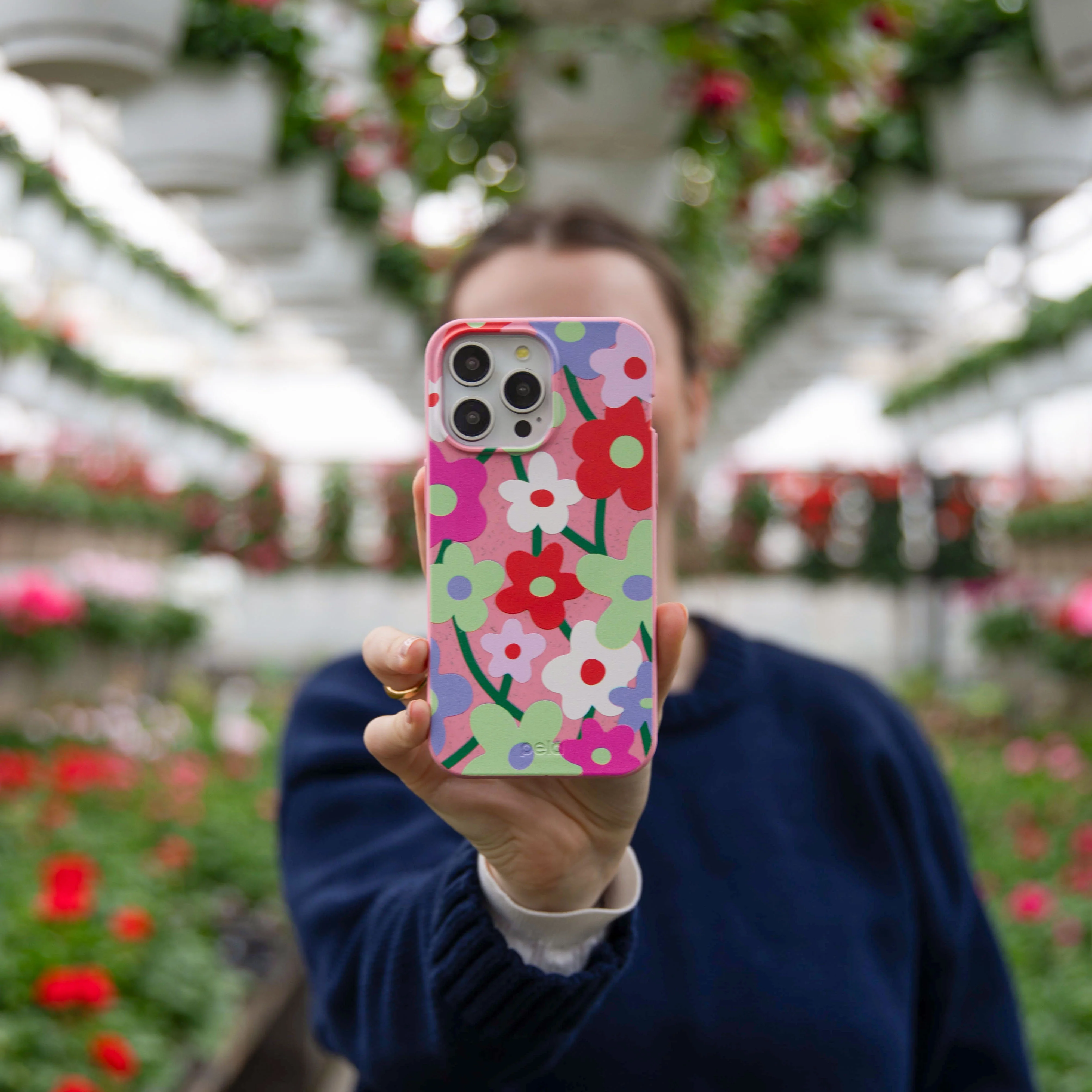 Bubblegum Pink Poppy Flora iPhone XR Case - Image 2