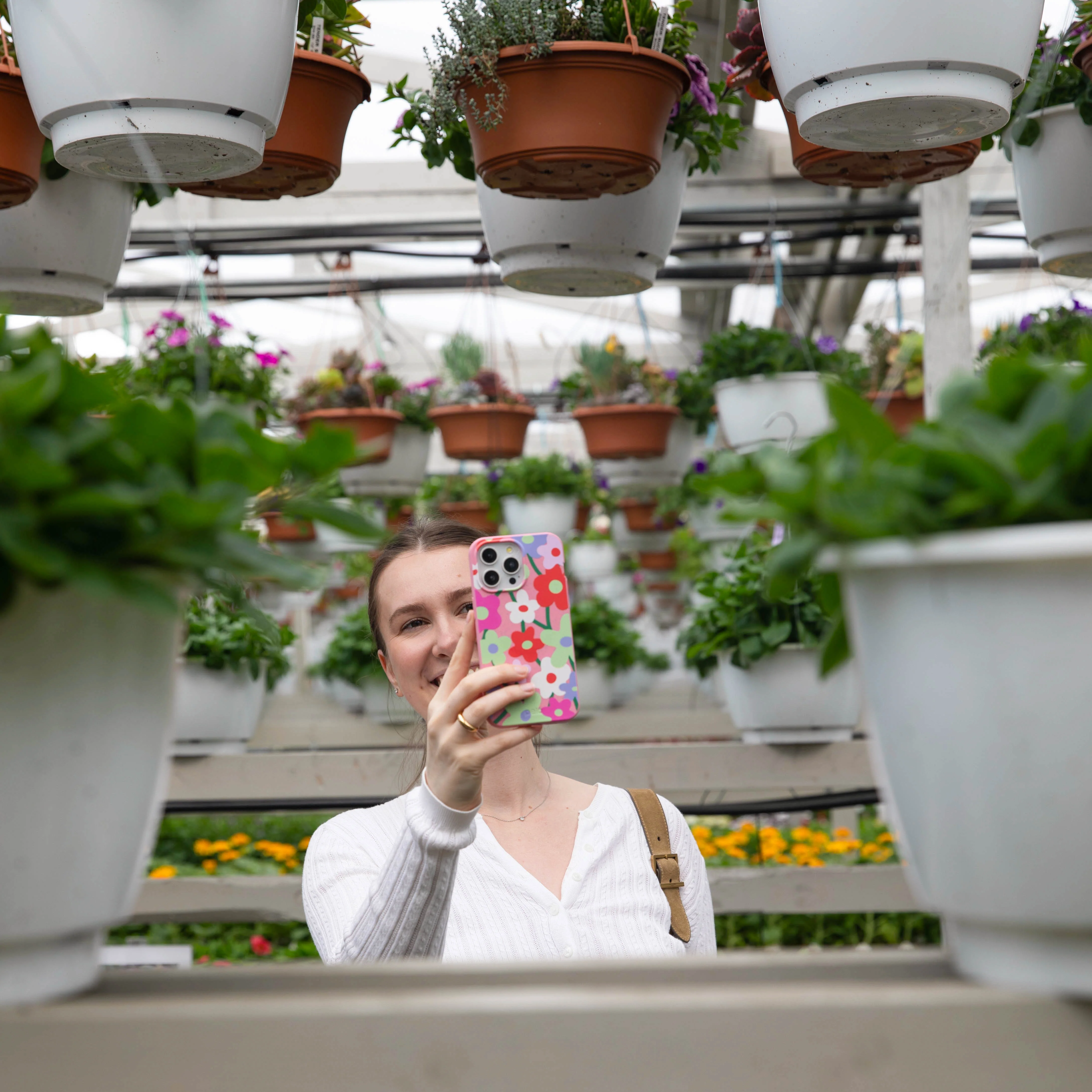 Bubblegum Pink Poppy Flora iPhone XR Case - Image 6