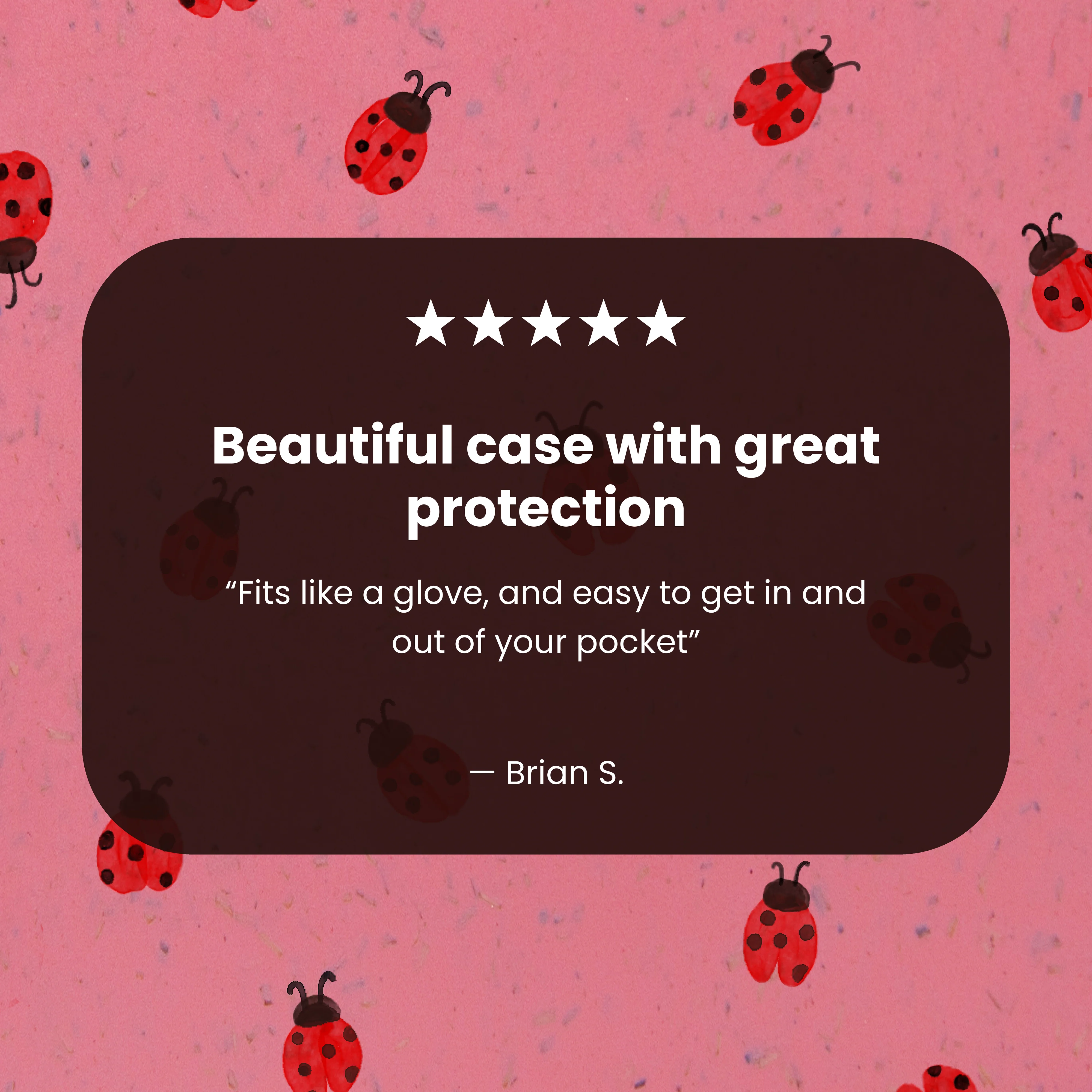 Bubblegum Pink Rosy Ladybug Google Pixel 10/10 Pro Case - Image 3