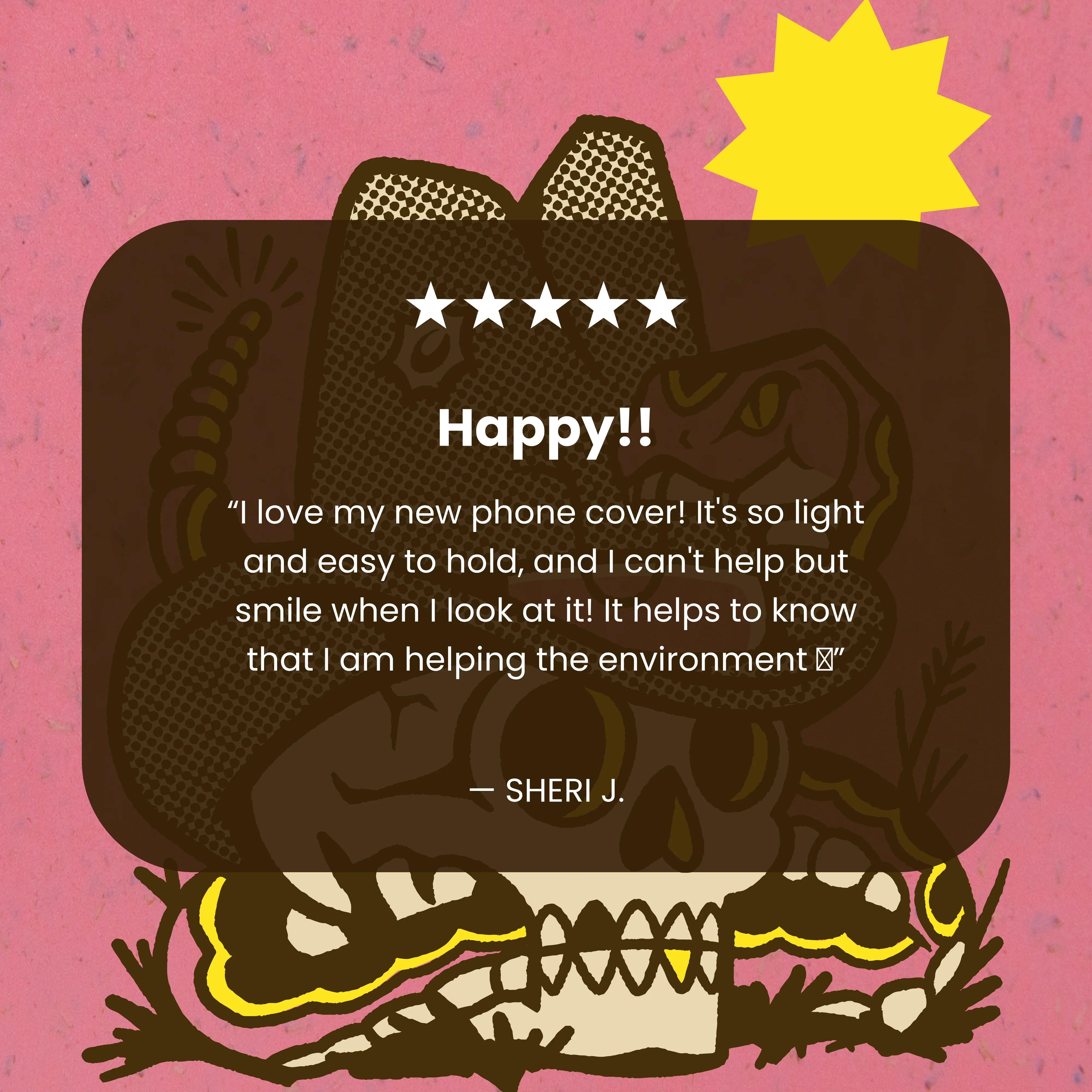 Bubblegum Pink Snakebite iPhone 16 Case - Image 3