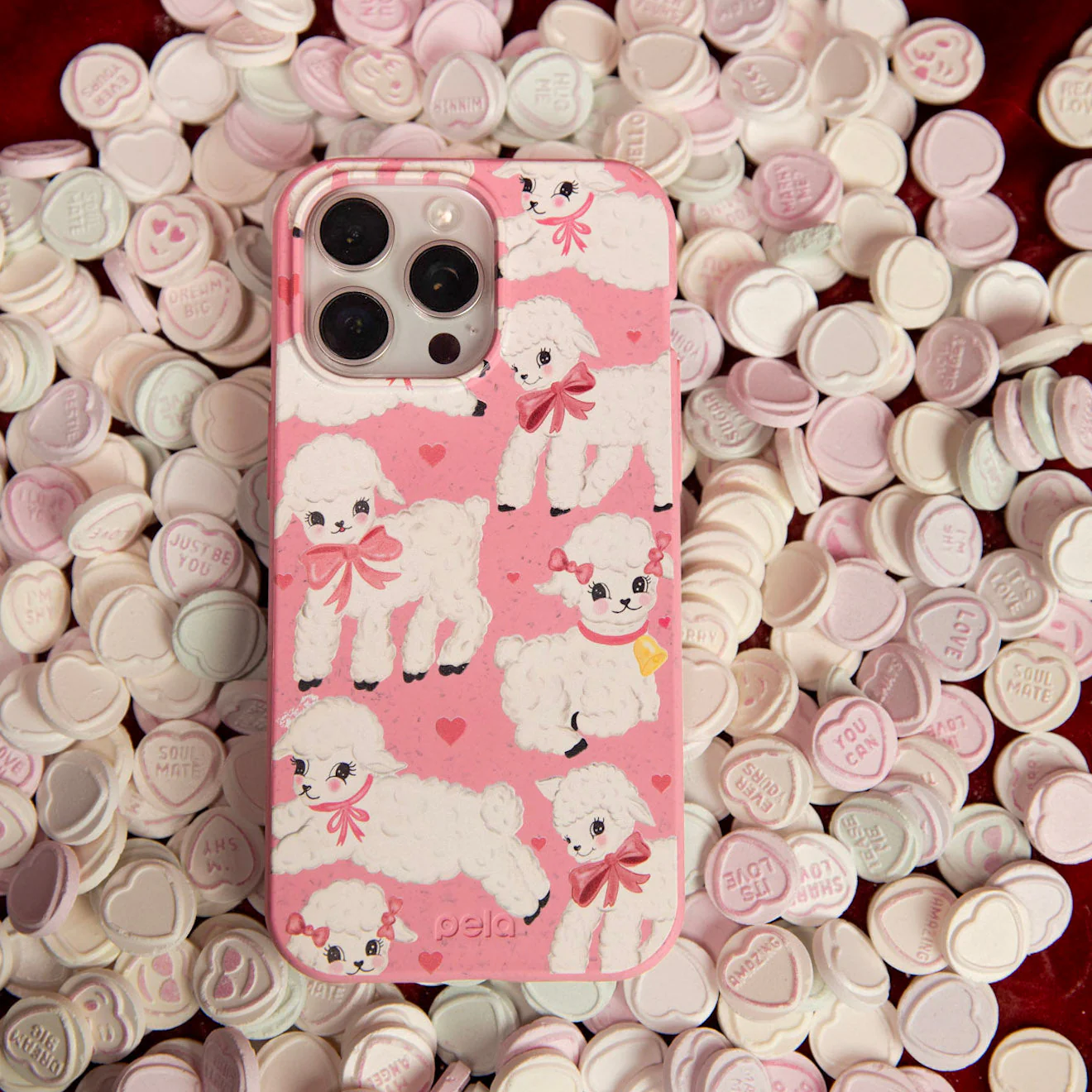 Bubblegum Pink Wool You Be Mine Samsung Galaxy S25 Ultra Case - Image 2