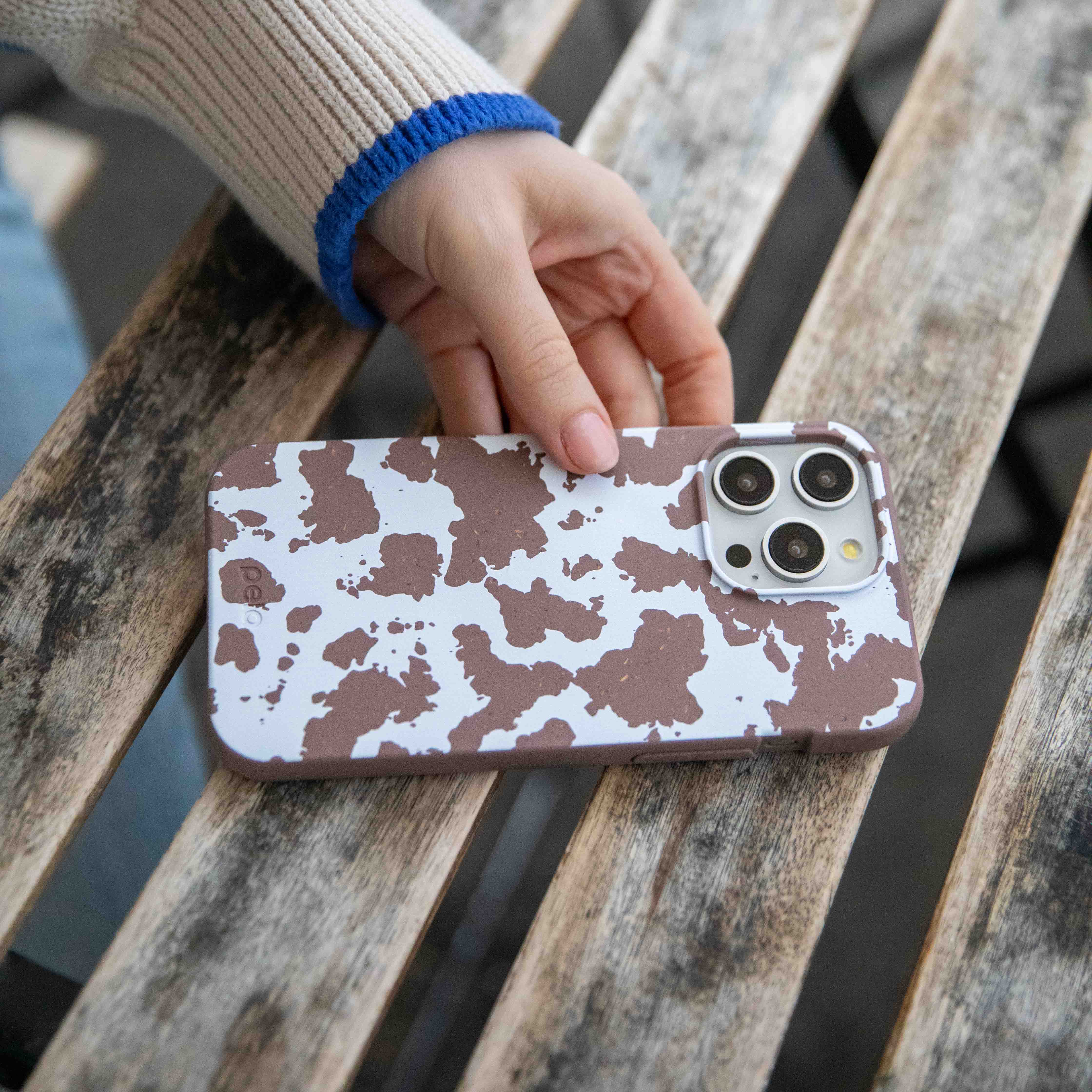 Chocolate Brown Cow Couture iPhone 11 Case - Image 2