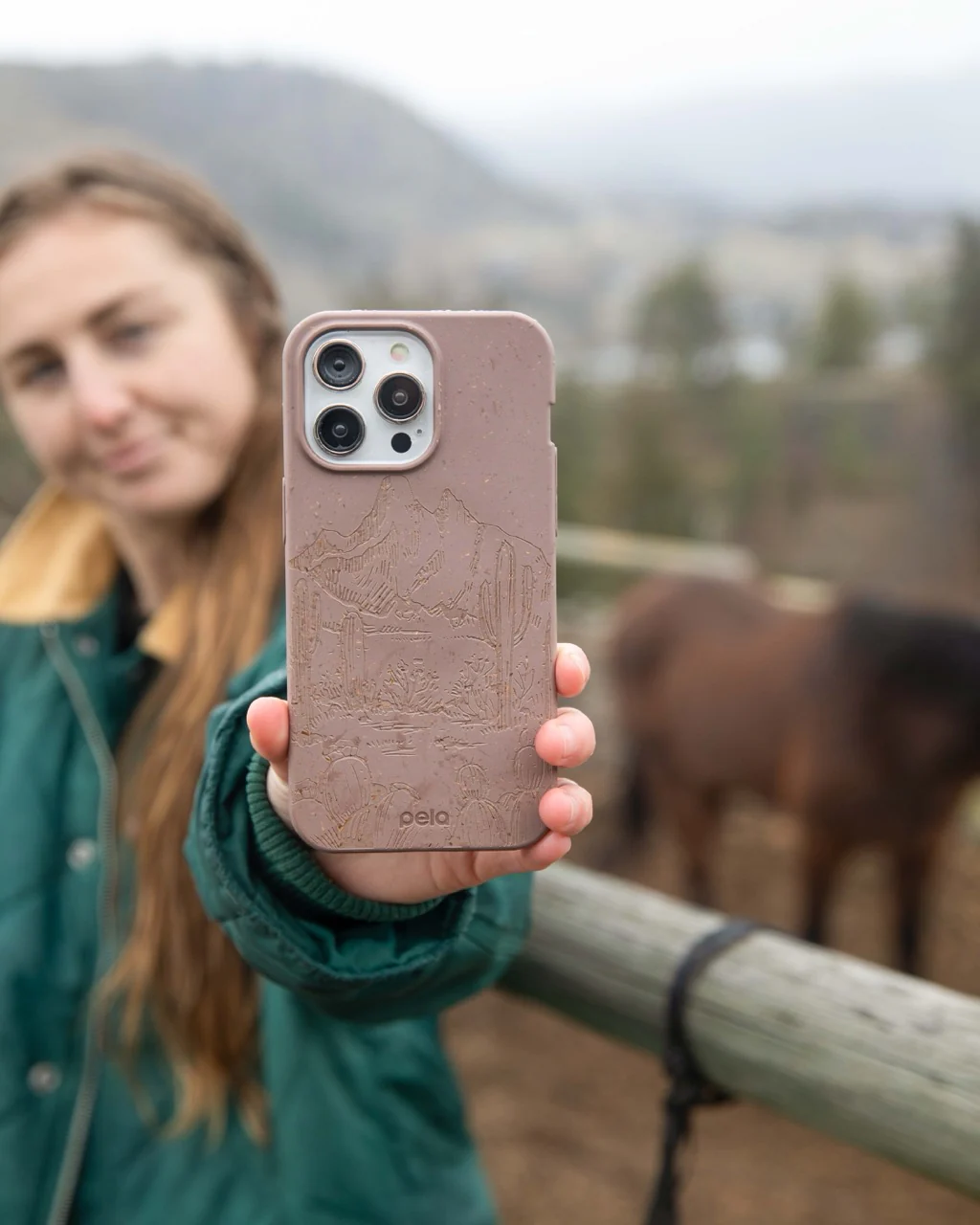 Chocolate Brown Desert Run Google Pixel 7a Case - Image 2
