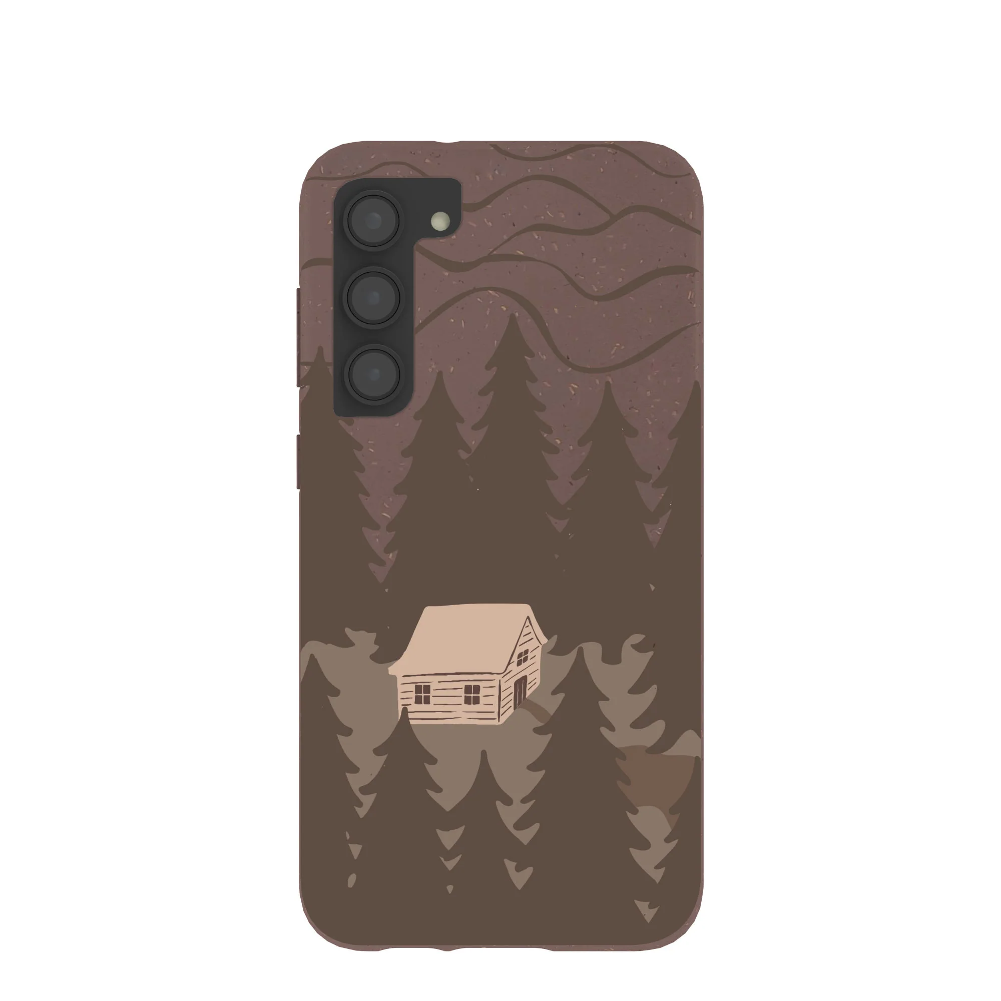 Chocolate Brown Hidden Cabin Samsung Galaxy S23+(Plus) Case