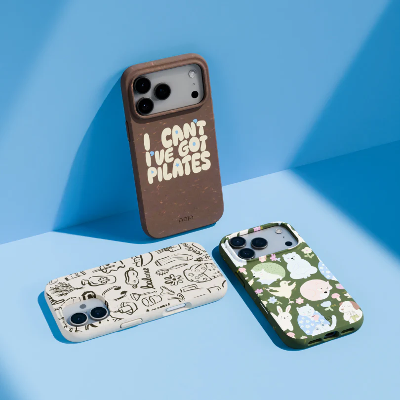 Chocolate Brown Ive got Pilates iPhone 15 Plus Case - Image 6