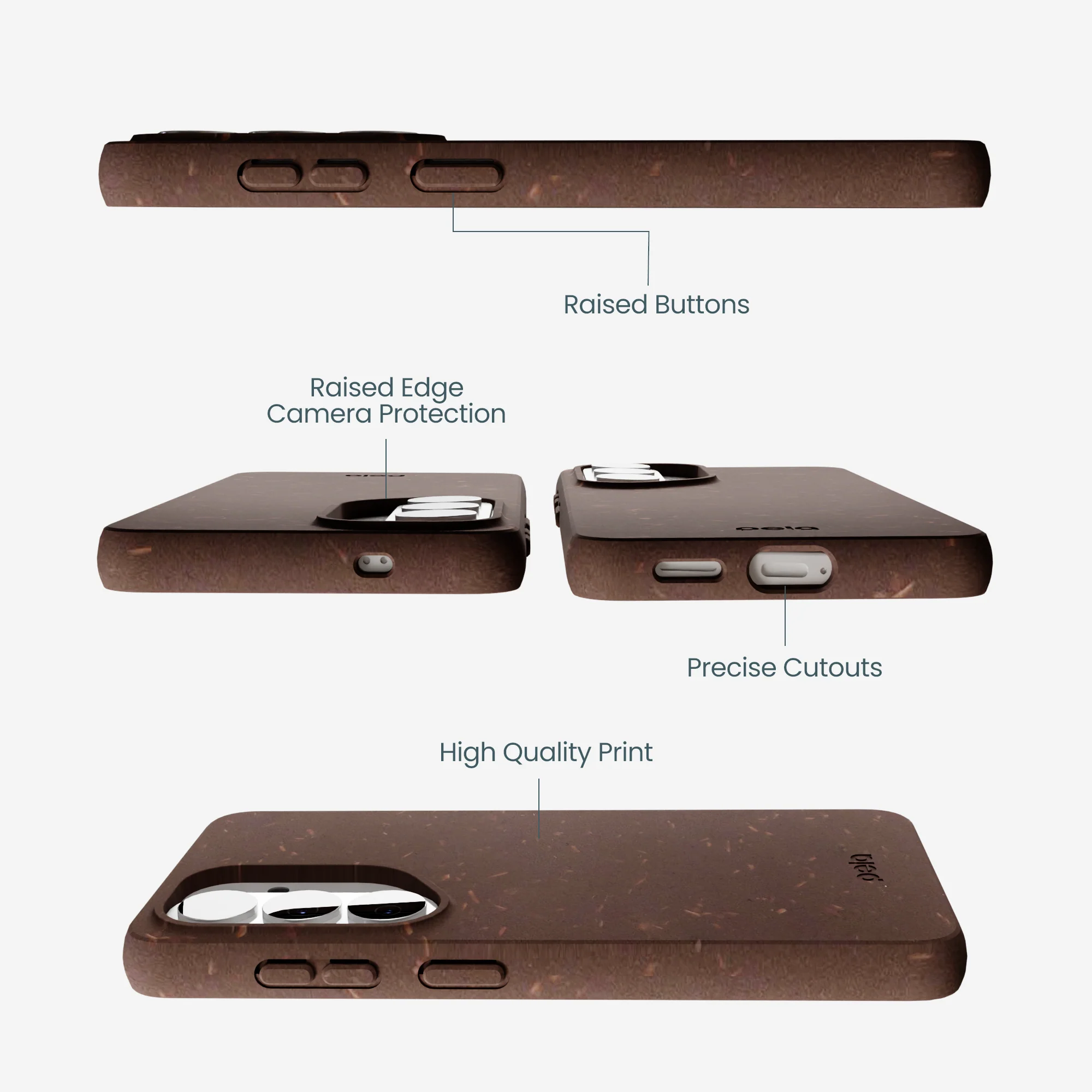 Chocolate Brown Samsung S26 Phone Case - Image 3