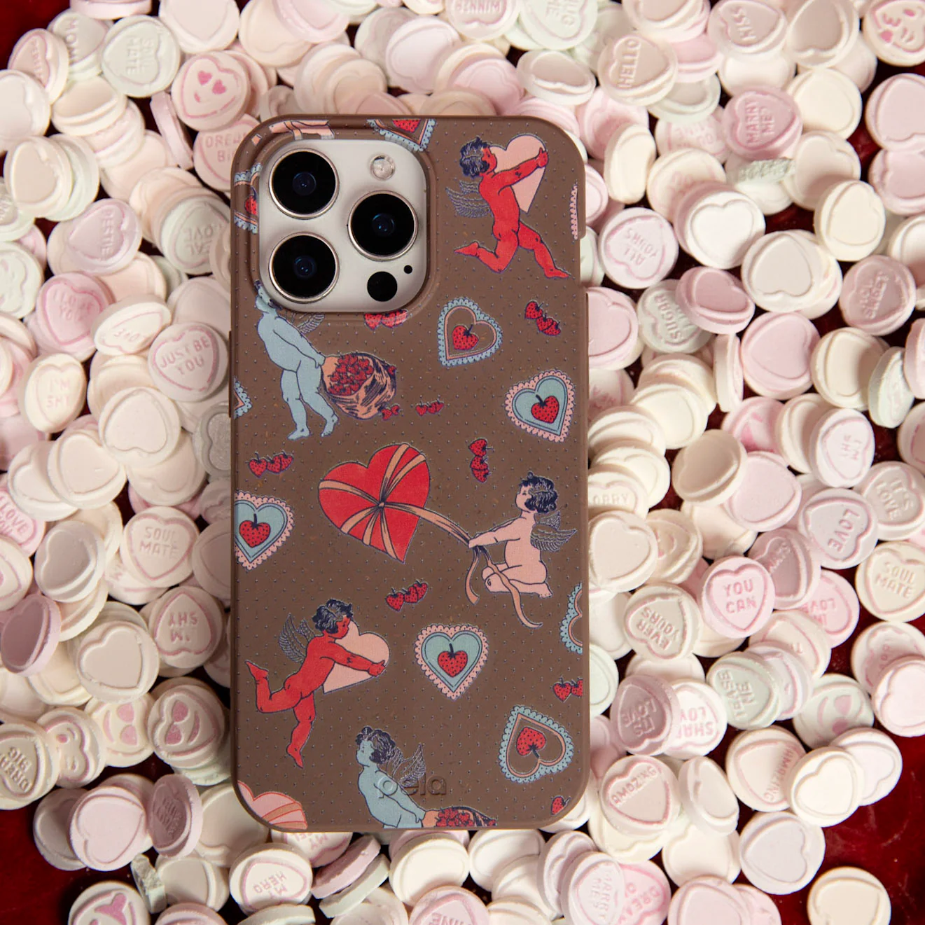 Chocolate Brown Strawberry Cupid Google Pixel 9 Pro XL Case - Image 2