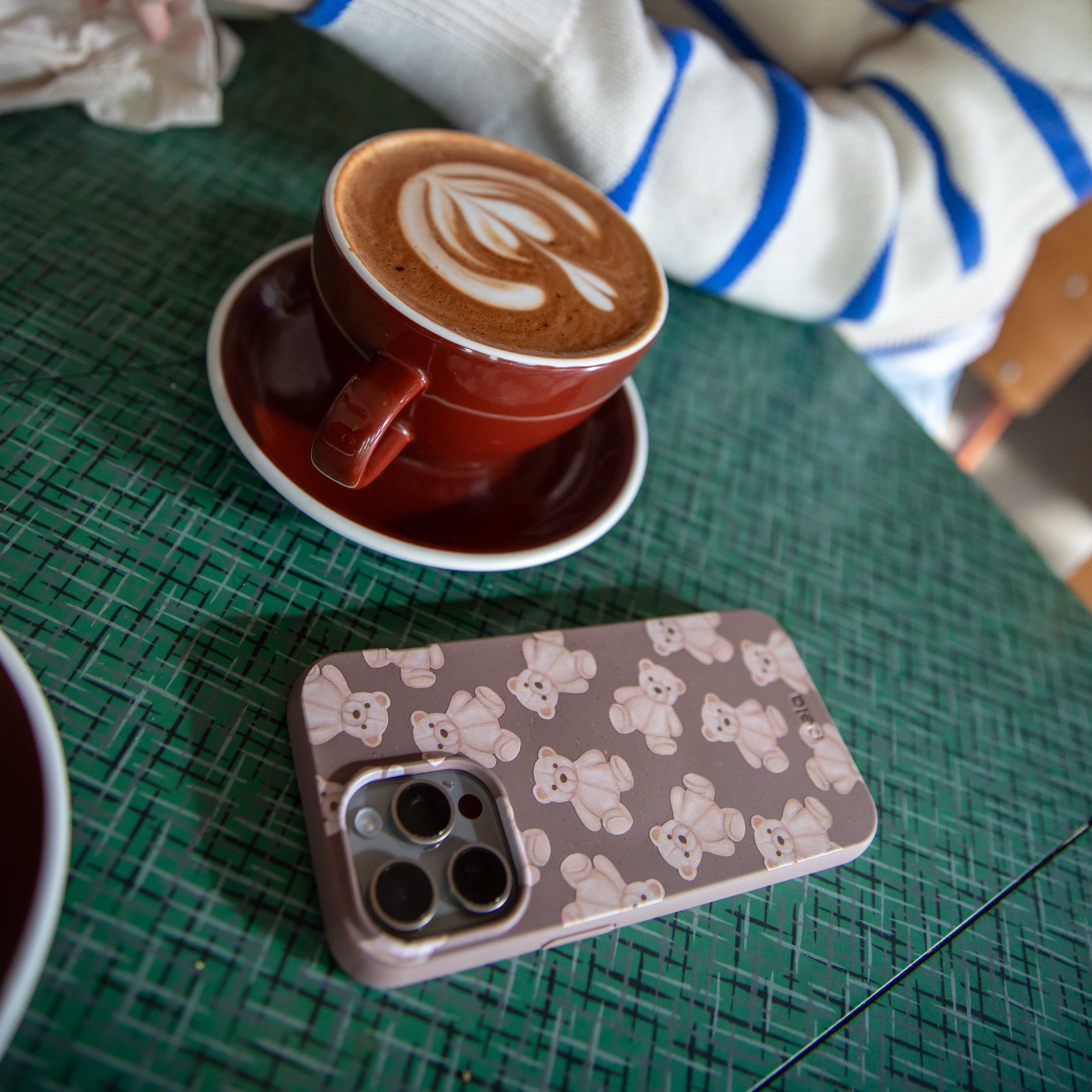 Chocolate Brown Teddy Love iPhone 11 Case - Image 2