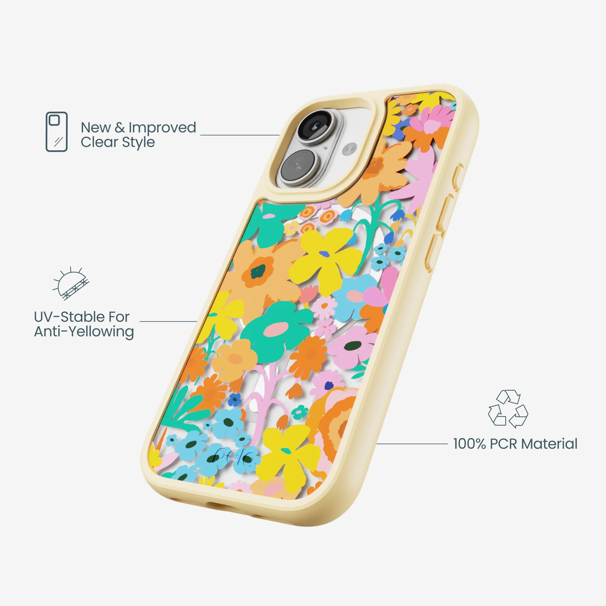 Clear Bright Spring iPhone 17 Case With Sunbeam Ridge (MagSafe included) - Image 3