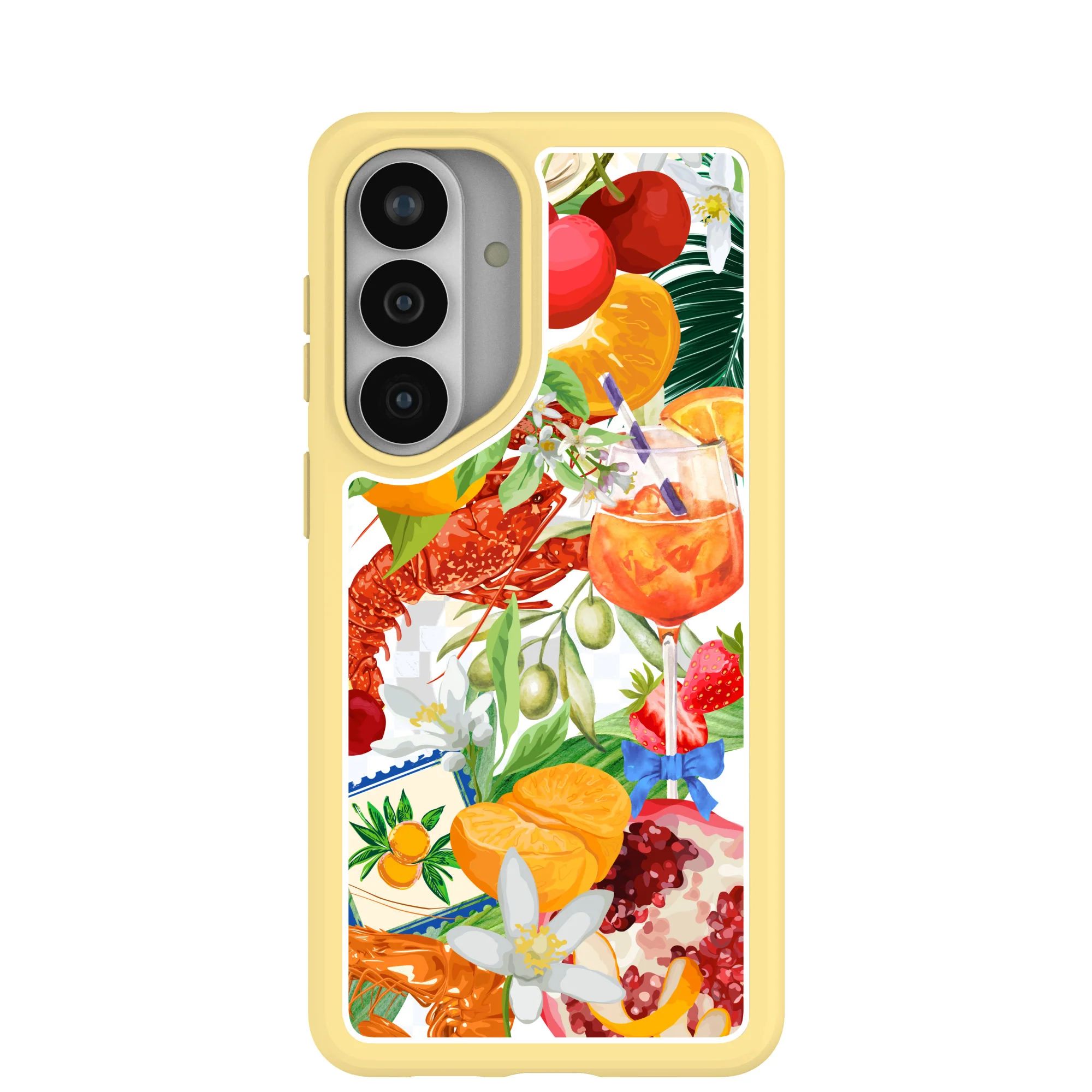 Clear Mediterranean Summers Samsung Galaxy S26+(Plus) Case With Sunbeam Ridge (Magnetic Charging included)