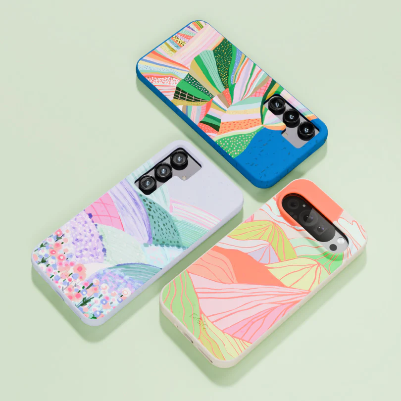 Electric Blue Bloomstatic Google Pixel 10a Case - Image 2