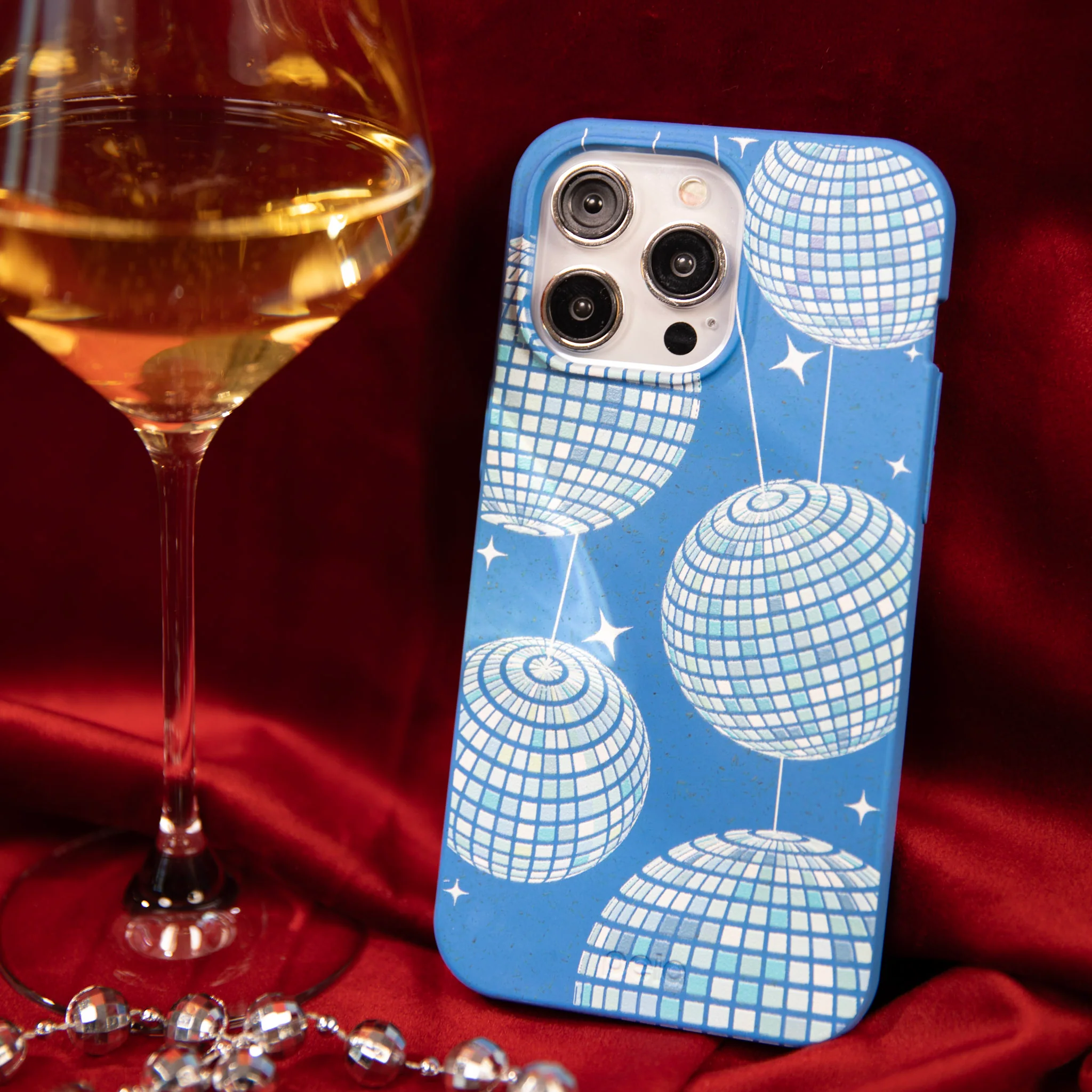 Electric Blue Blue Groove iPhone 16e/17e Case - Image 2