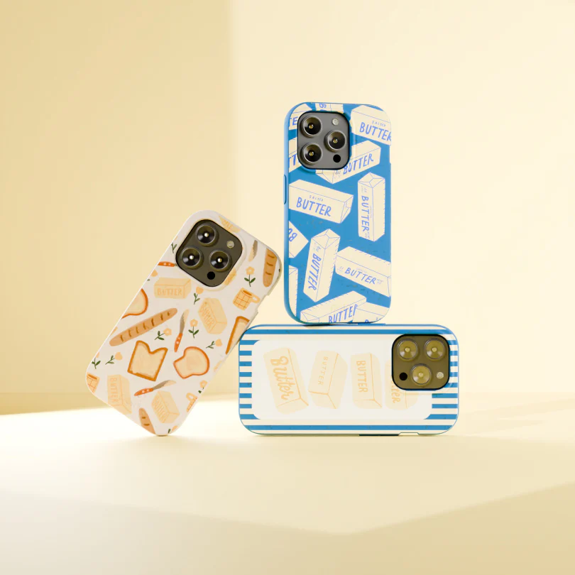 Electric Blue Butter Bars iPhone 11 Case - Image 2