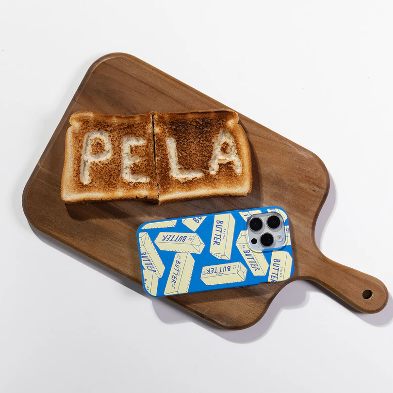 Electric Blue Butter Love iPhone 13 Mini Case - Image 6