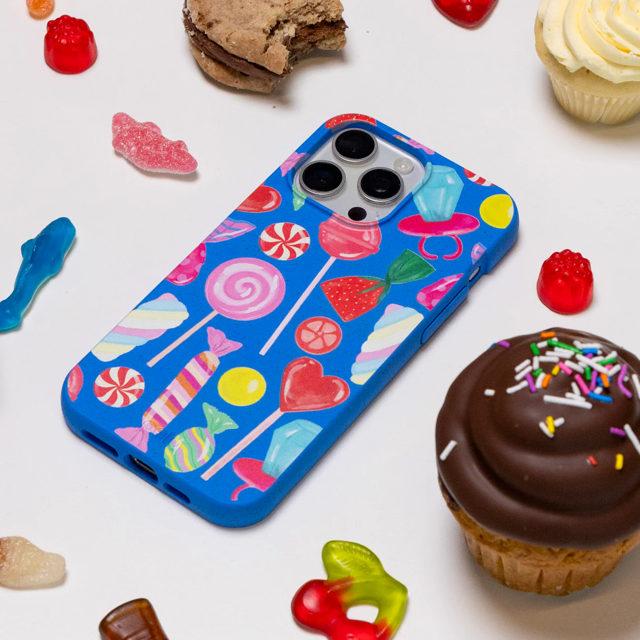 Electric Blue Candy Shop Google Pixel 6 Case - Image 2