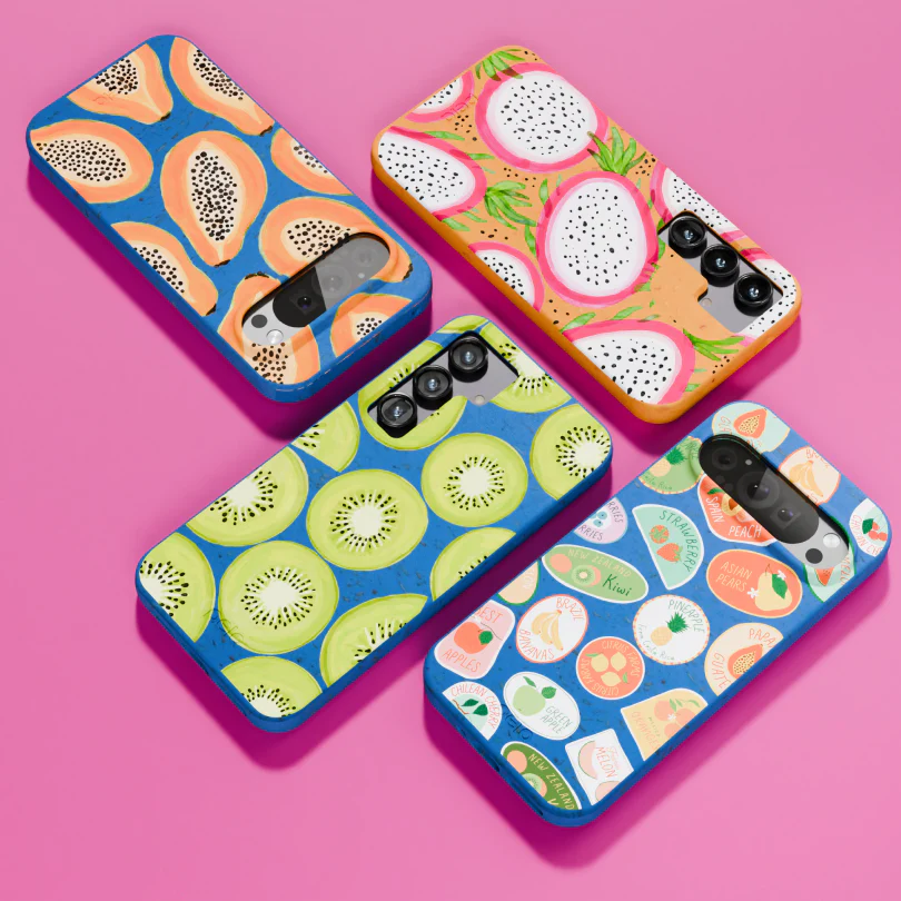 Electric Blue Frutti Club iPhone 13 Case - Image 6