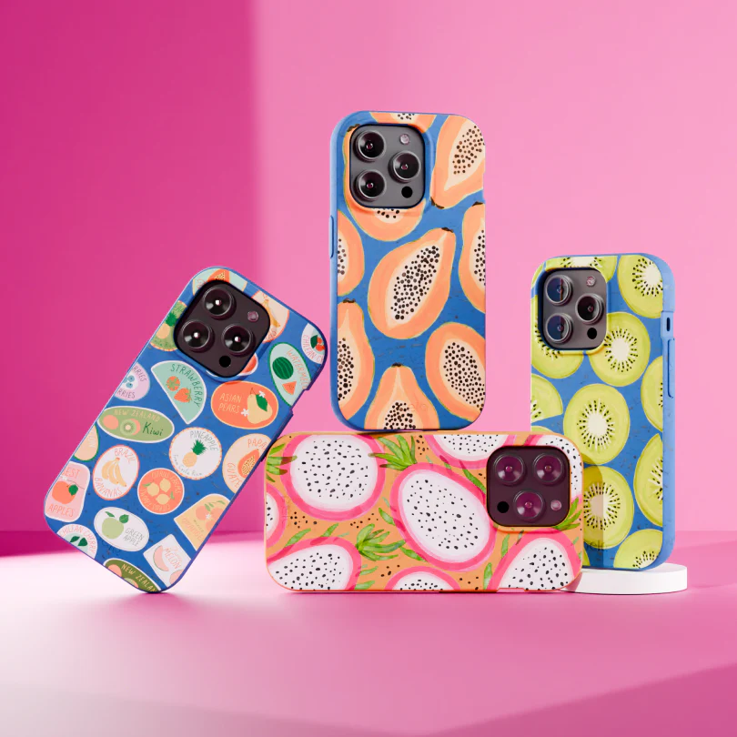 Electric Blue Frutti Club Samsung Galaxy S22 Case - Image 2