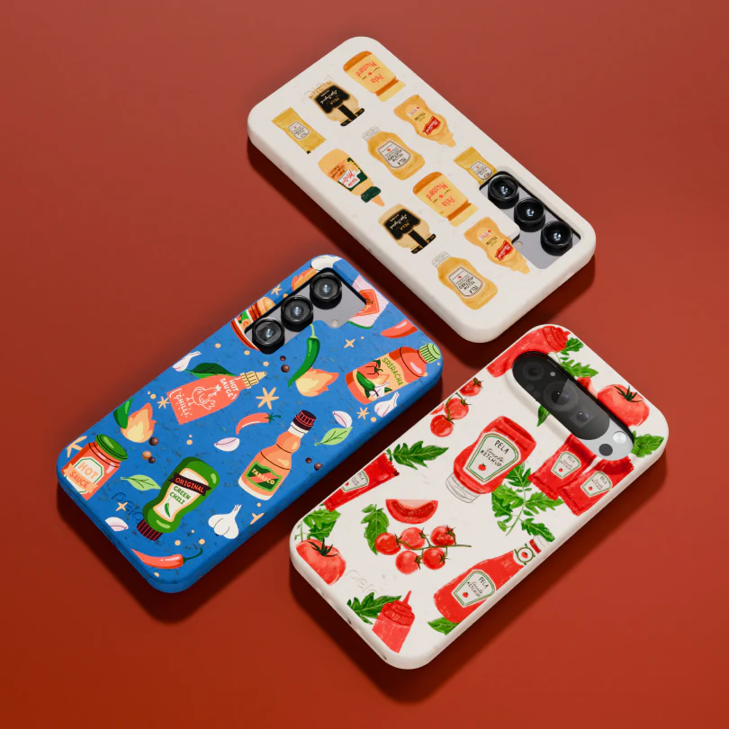 Electric Blue Hot Stuff Google Pixel 7a Case - Image 6