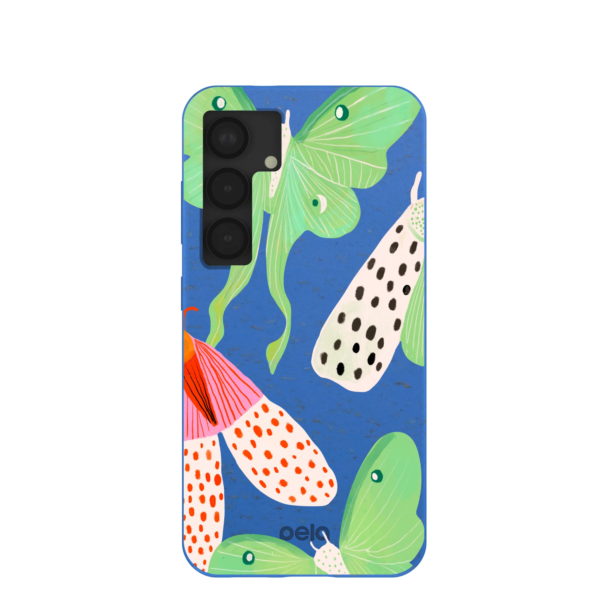 Electric Blue Mothopia Samsung Galaxy S25 Case