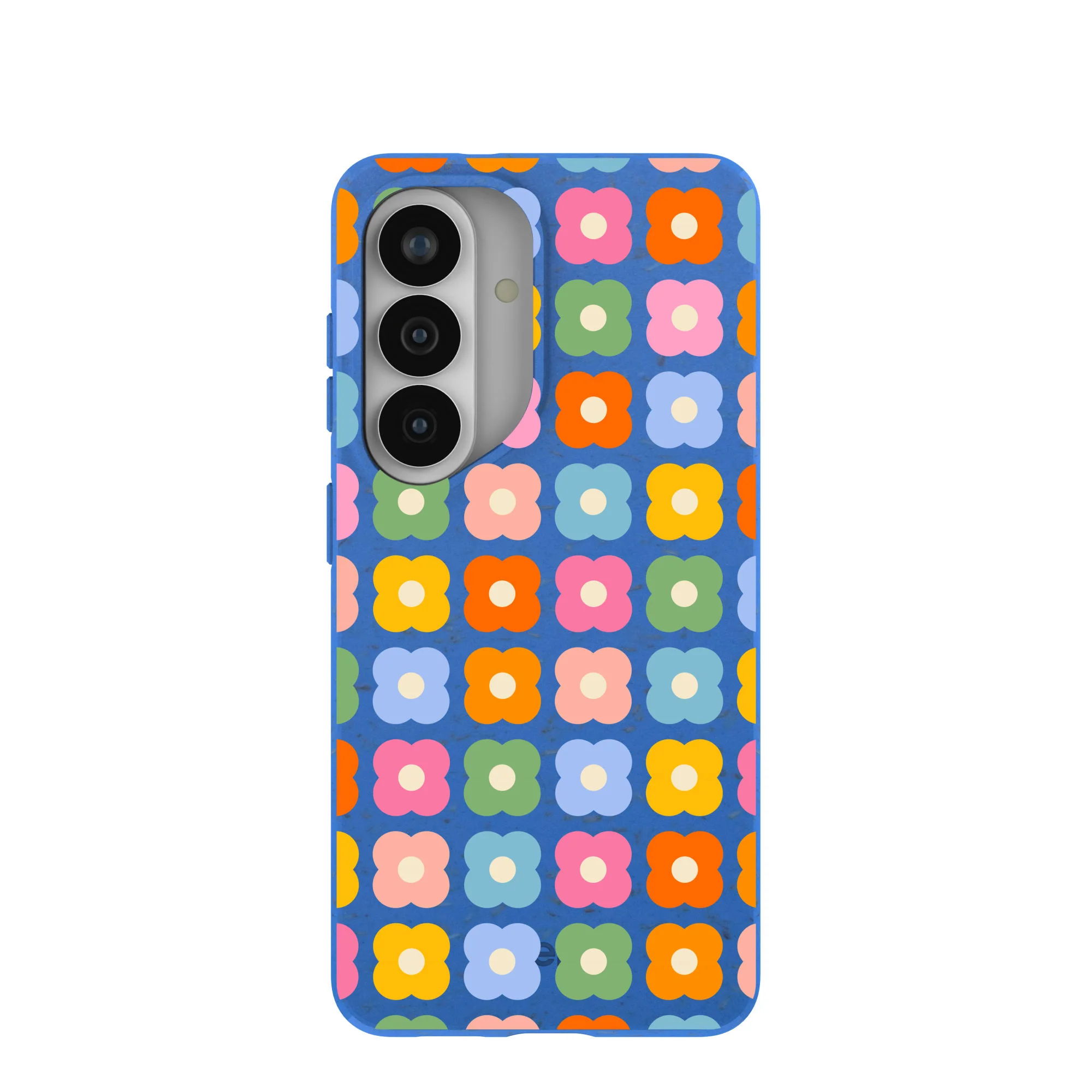 Electric Blue Petal Pop Samsung Galaxy S26 Case