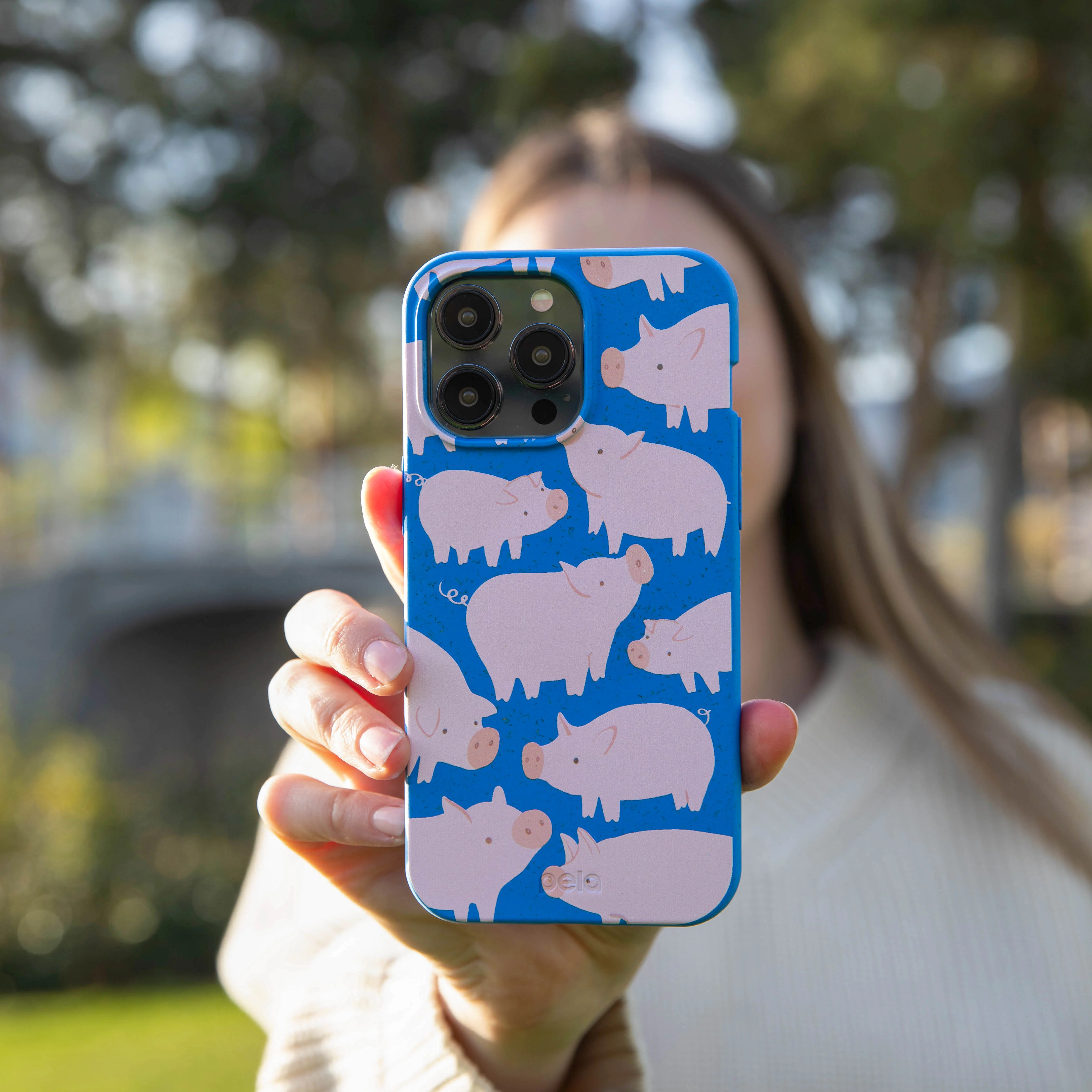 Electric Blue Piggies Google Pixel 9 Pro XL Case - Image 5