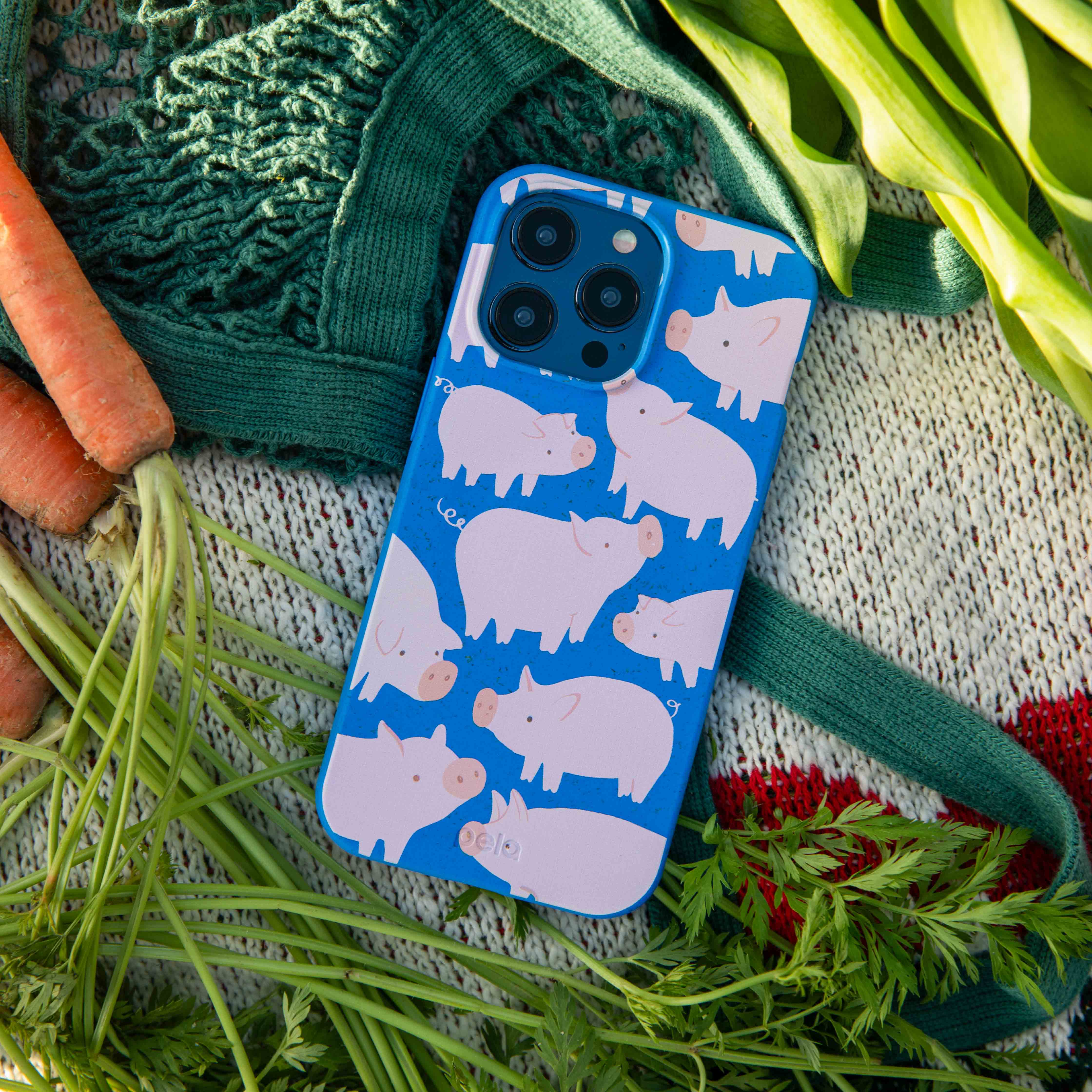 Electric Blue Piggies Samsung Galaxy S26 Ultra Case - Image 5