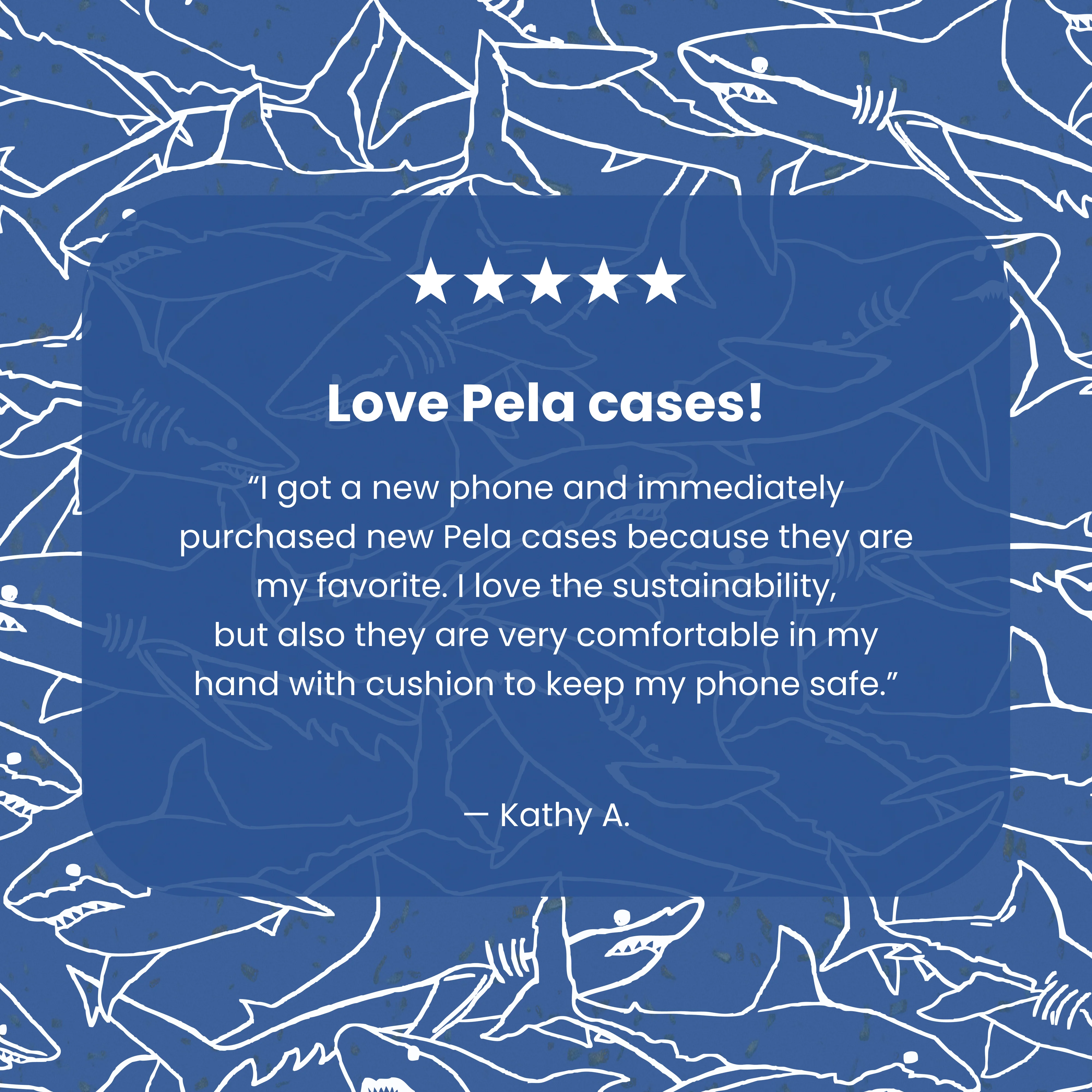 Electric Blue Shark Frenzy Google Pixel 10/10 Pro Case - Image 3