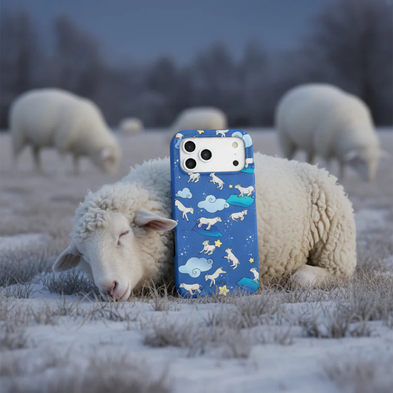 Electric Blue Sheep Dreamers Google Pixel 8 Pro Case - Image 2