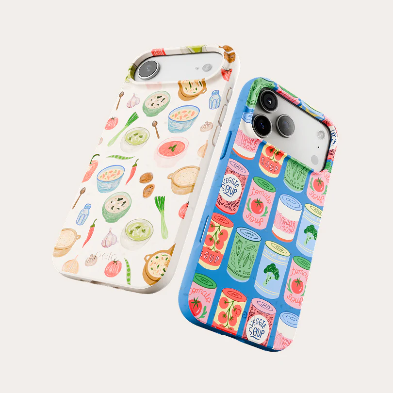 Electric Blue Soup Stories iPhone 12/ iPhone 12 Pro Case - Image 6