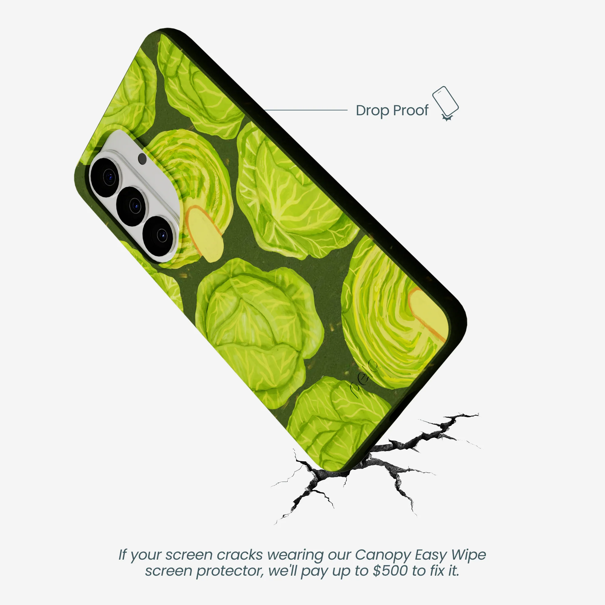 Forest Floor Cabbage Portraits Samsung Galaxy S26 Case - Image 4