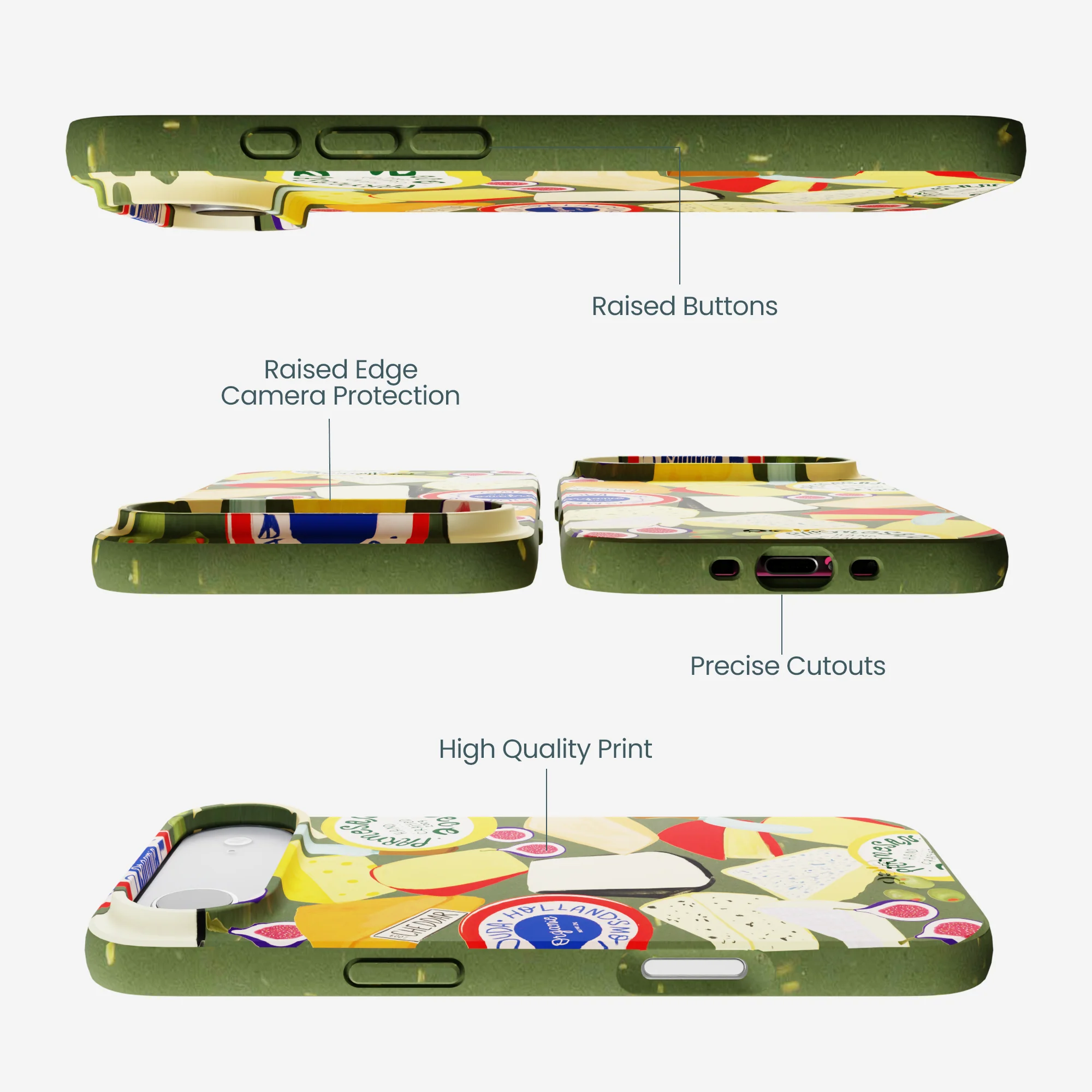 Forest Floor Cheese Spread iPhone Air Case - Image 3