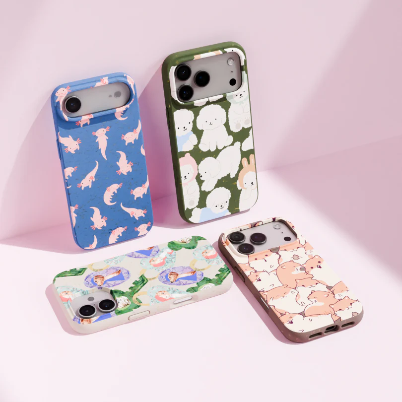 Forest Floor Cloud Poodles iPhone 14 Pro Max Case - Image 6