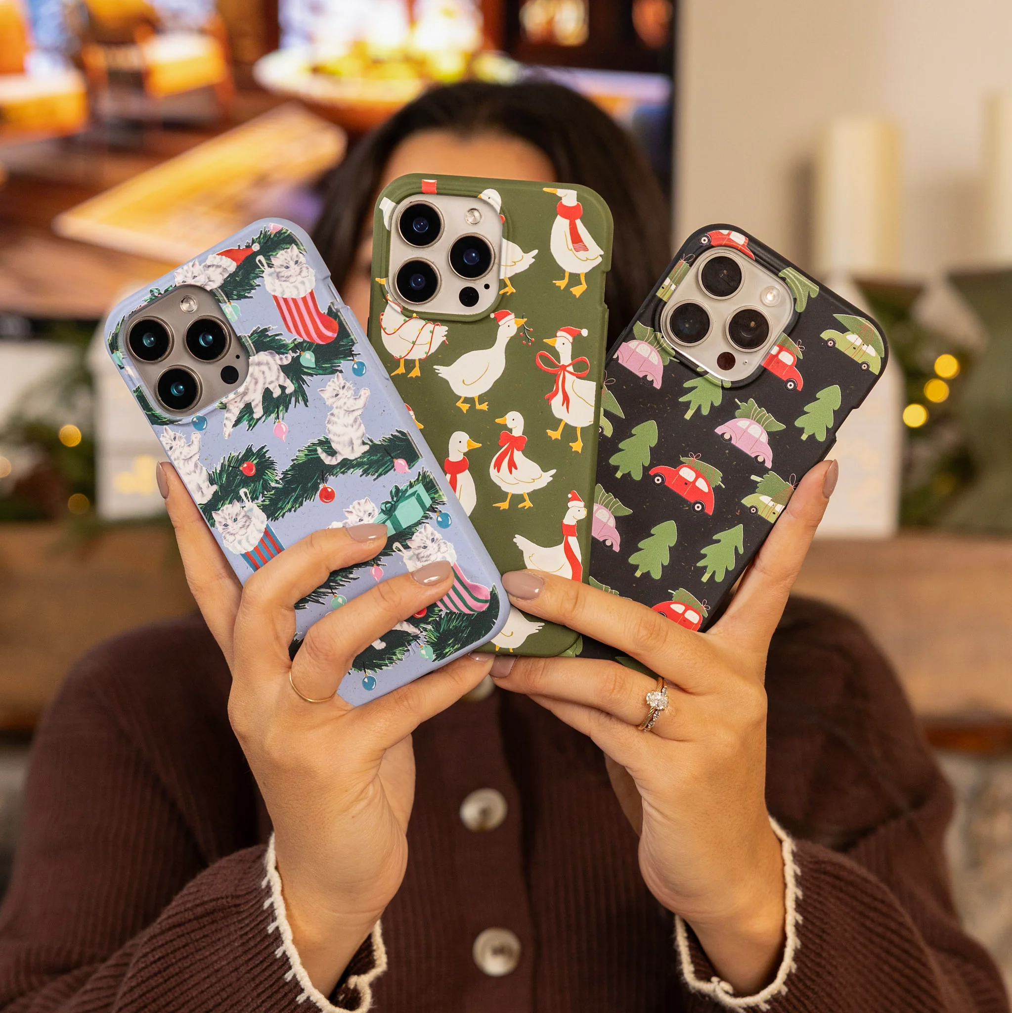 Forest Floor Duck the Halls iPhone XR Case - Image 5