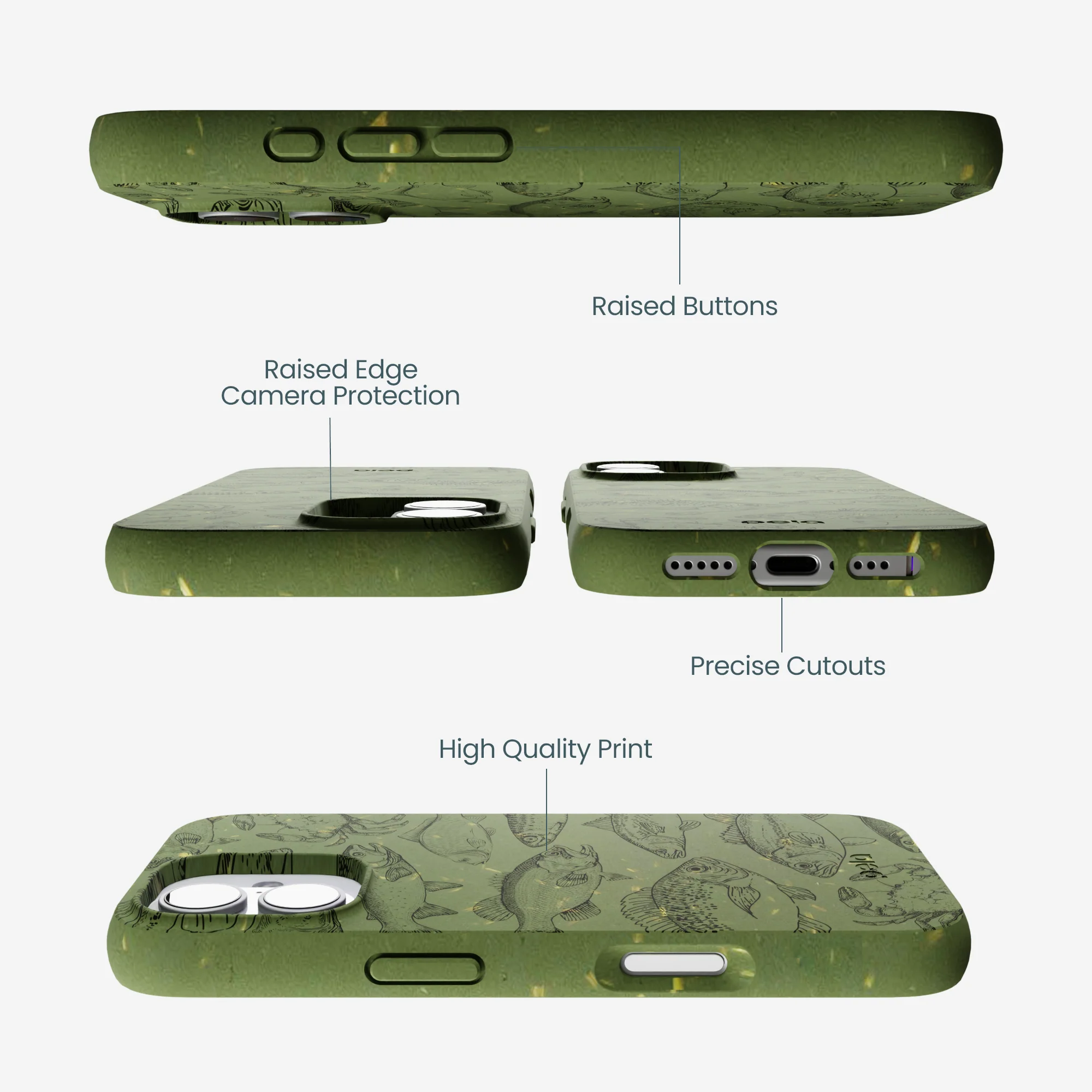 Forest Floor Fishing Lodge iPhone 17 Case - Image 2