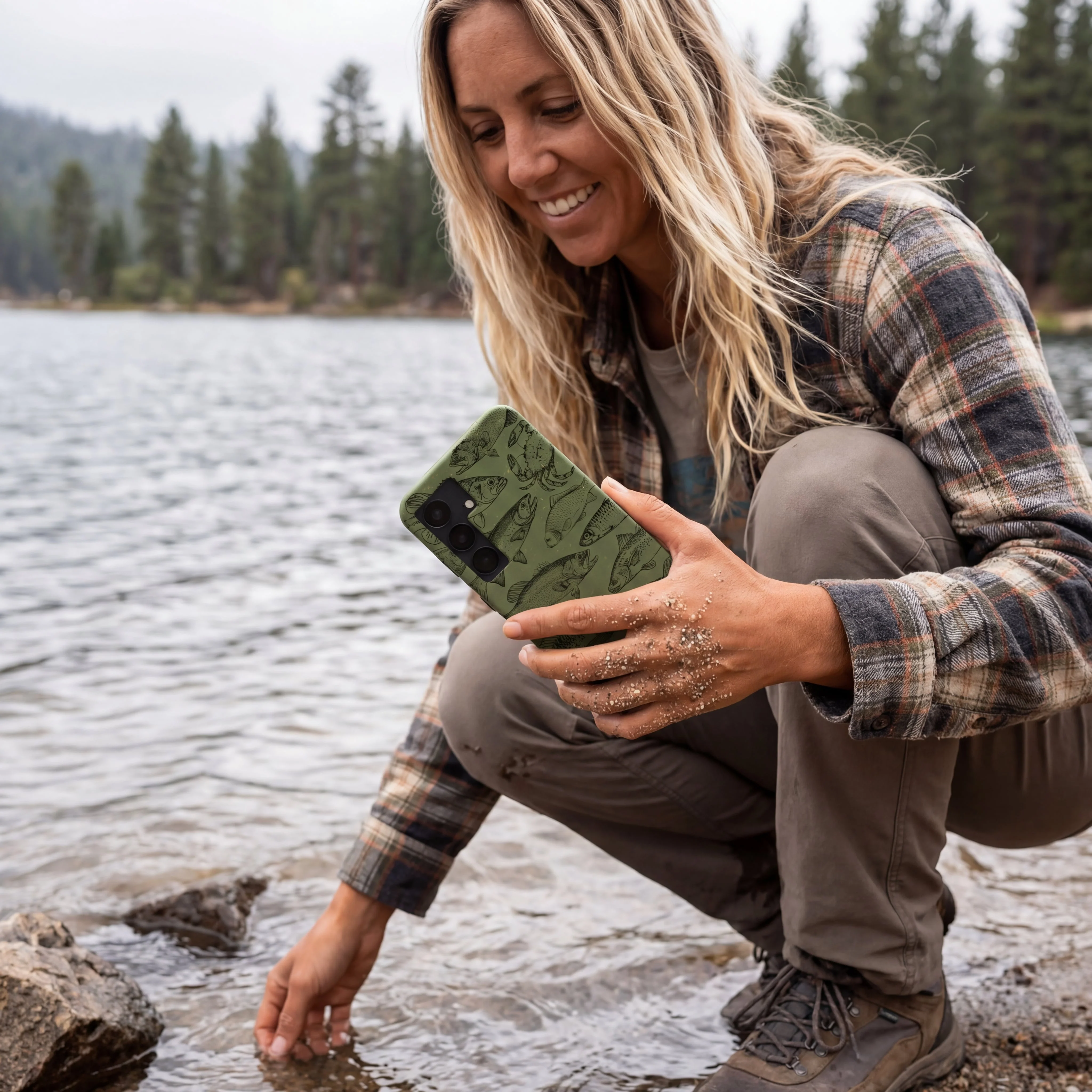 Forest Floor Fishing Lodge Samsung Galaxy S25 Ultra Case - Image 2