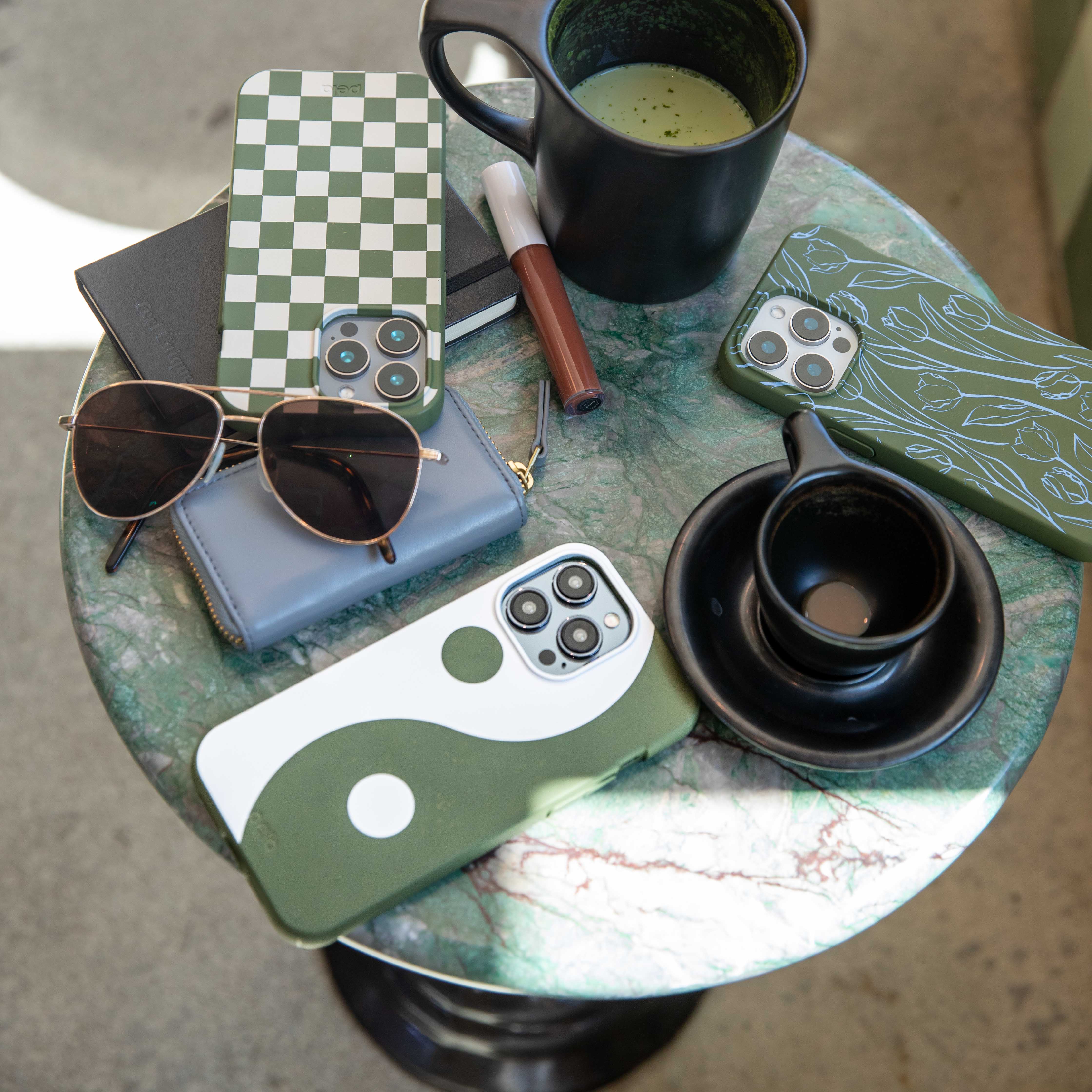 Forest Floor Matcha Check Google Pixel 10 Pro XL Case - Image 5