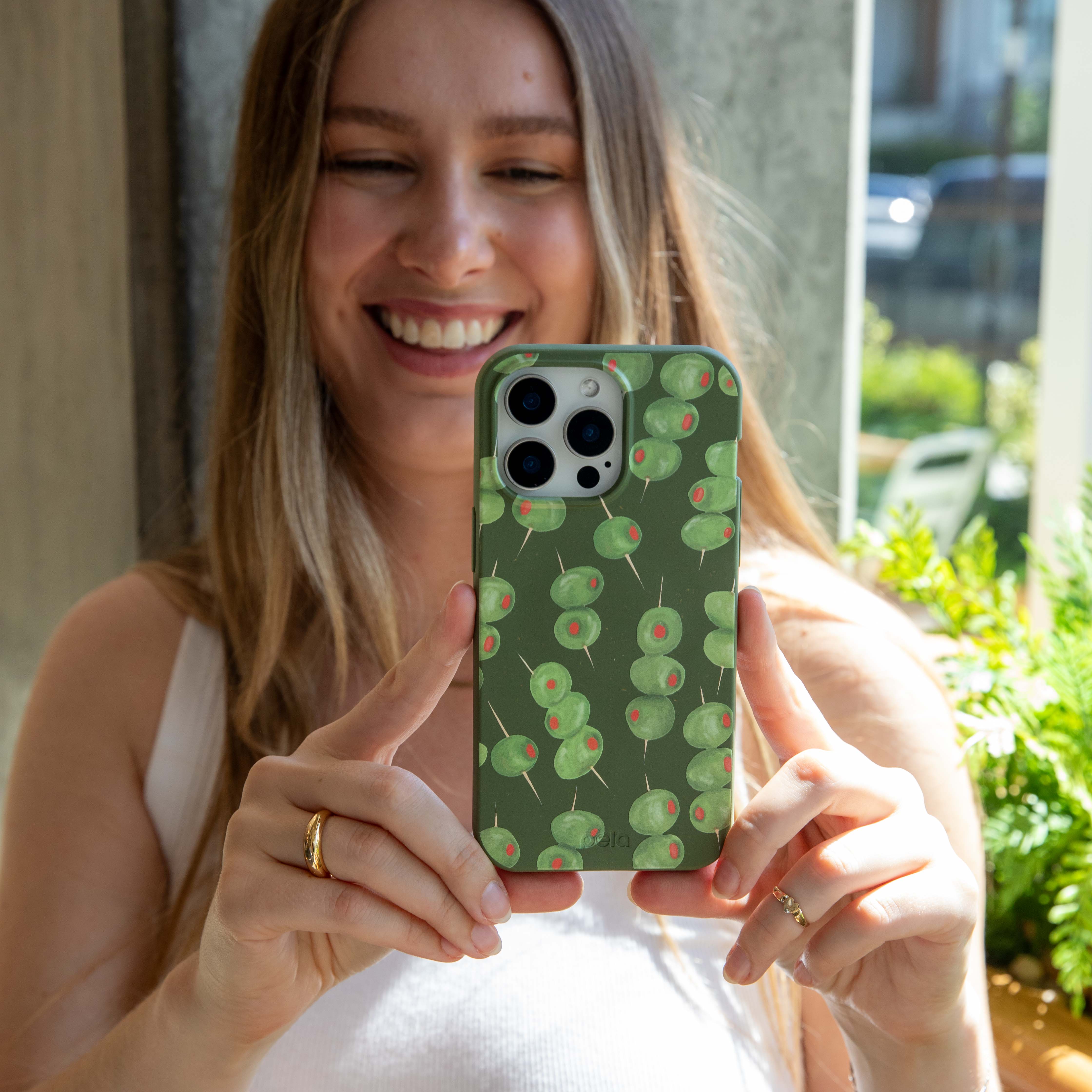 Forest Floor Olive Hour Google Pixel 7 Pro Case - Image 2